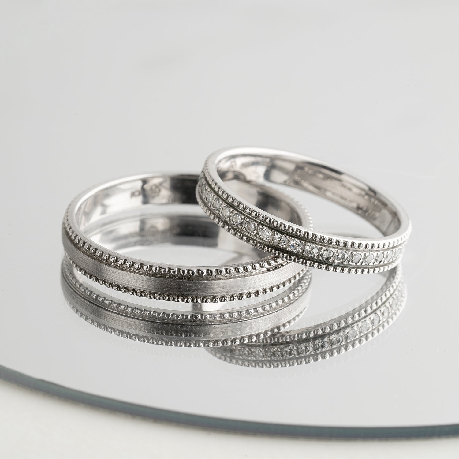 Nadeen wedding ring set