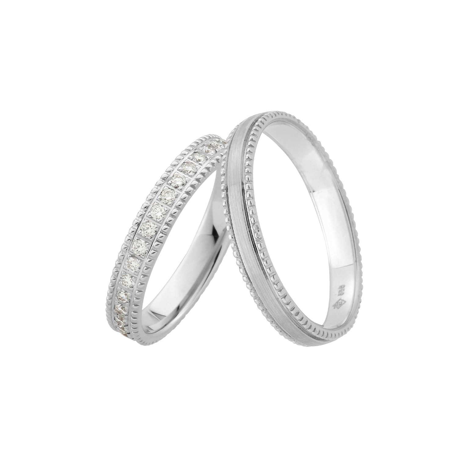 Nadeen wedding ring set