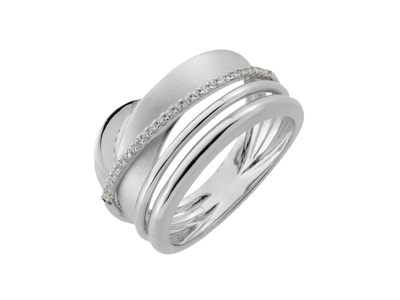 925/- – Ring Silber rhodiniert