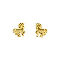 Horse stud earrings