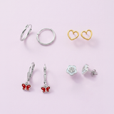 Kinderohrschmuck, Einhorn, Gold, Erstschmuck, Echschmuck