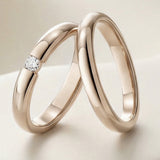 Eheringe Champagnergold