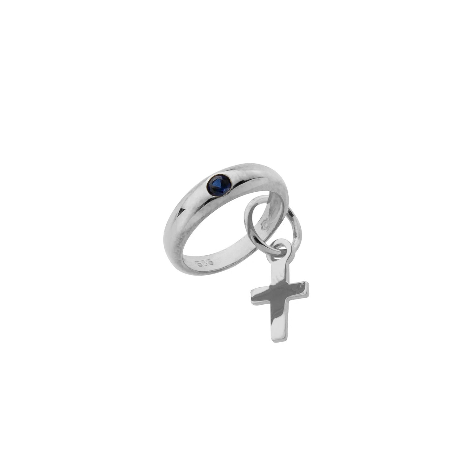 Taufring mit Kreuz