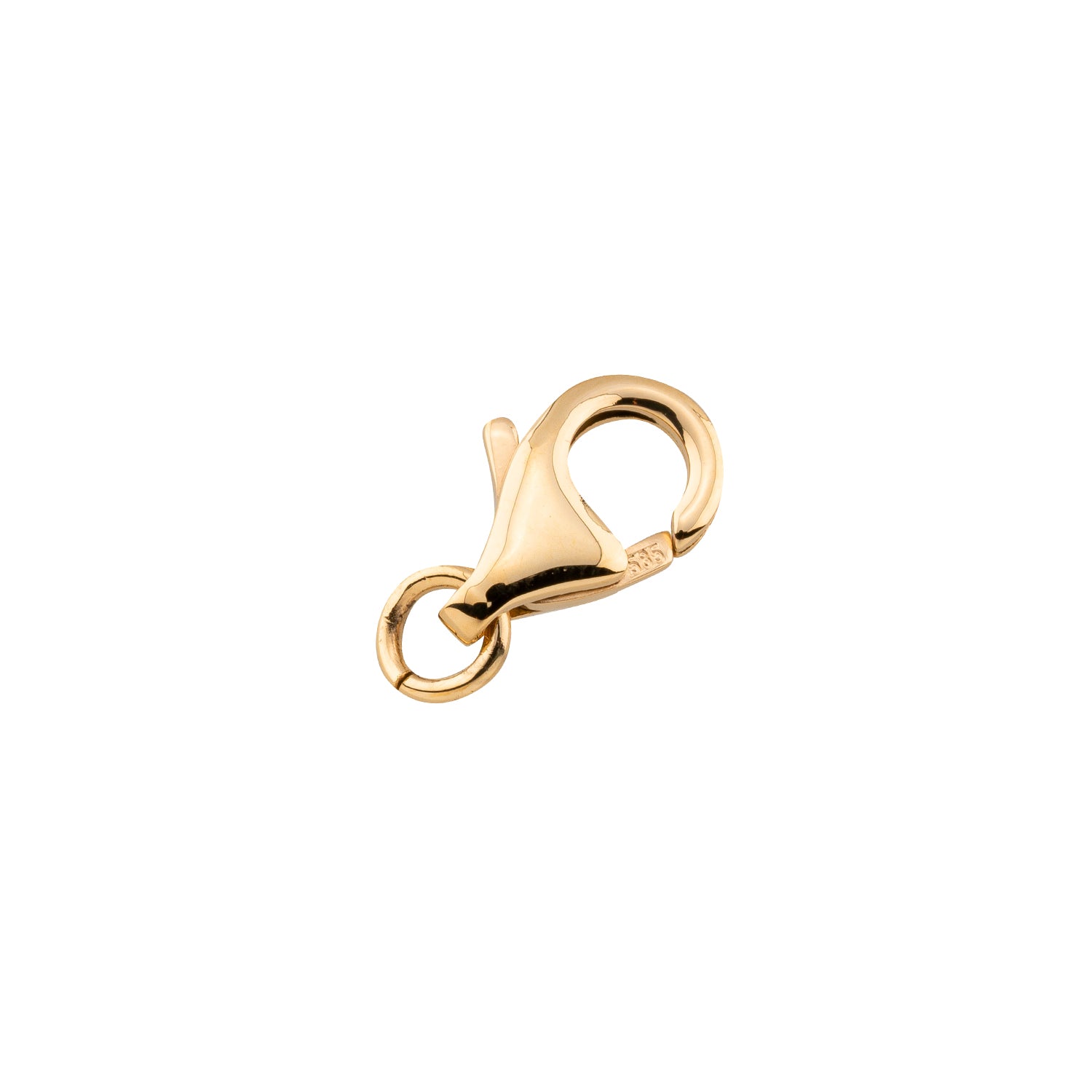 Karabiner rund 585/- Gelbgold