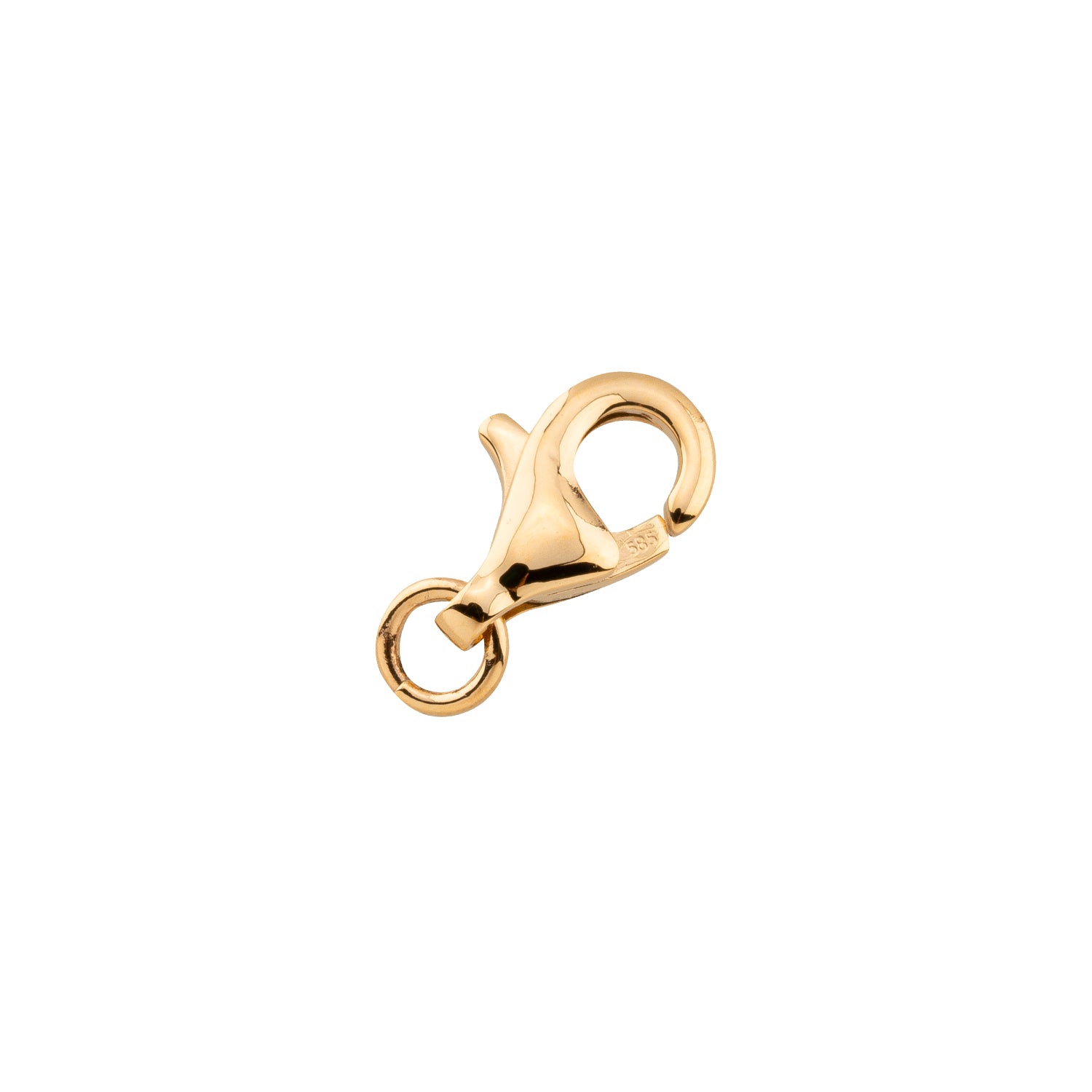 Karabiner rund 585/- Gelbgold