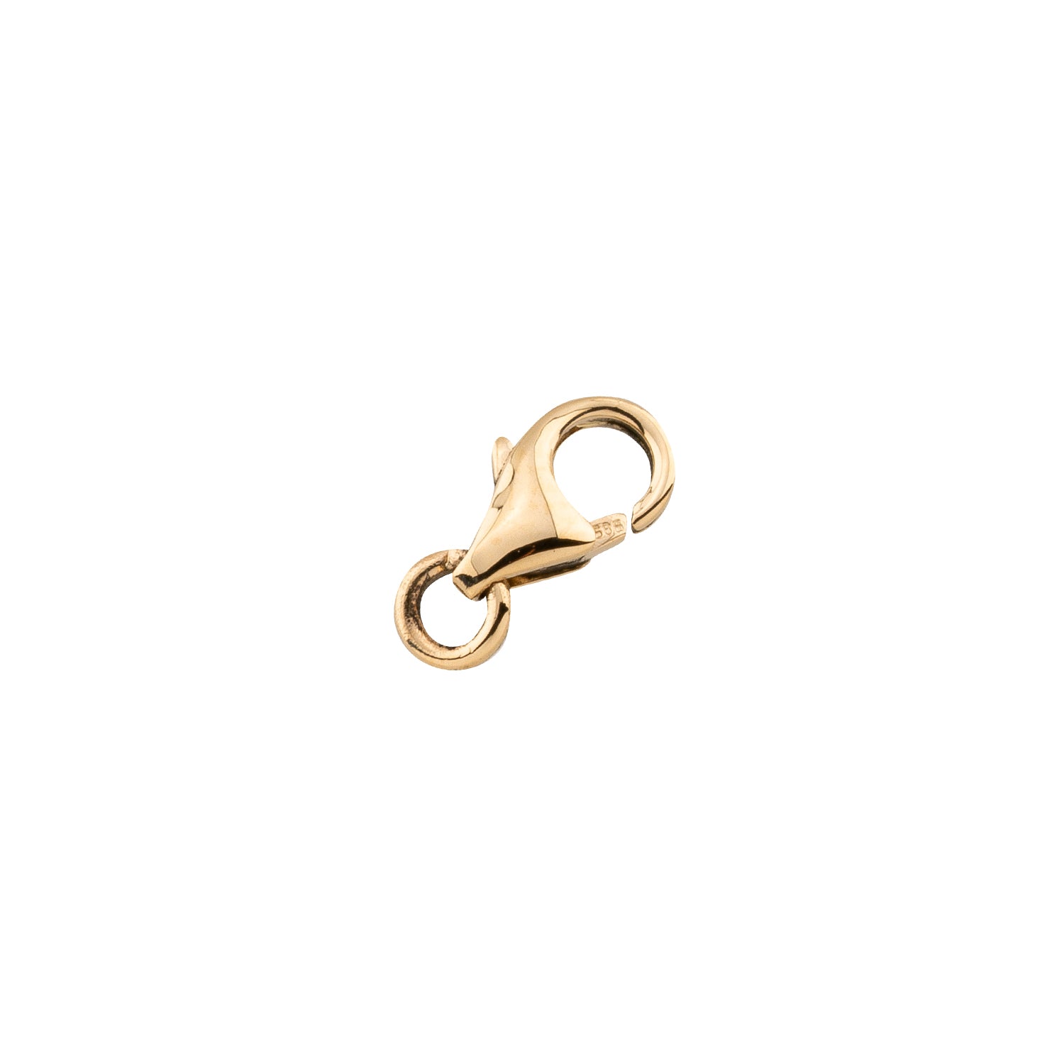 Karabiner rund 585/- Gelbgold