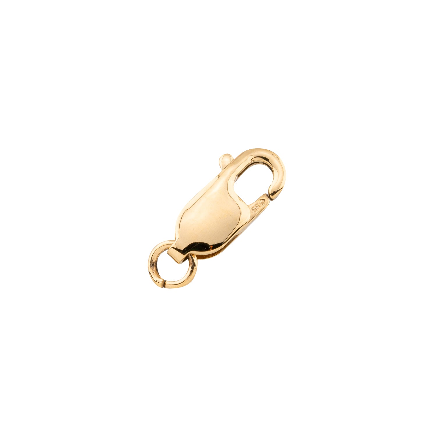 Karabiner flach 585/- Gelbgold