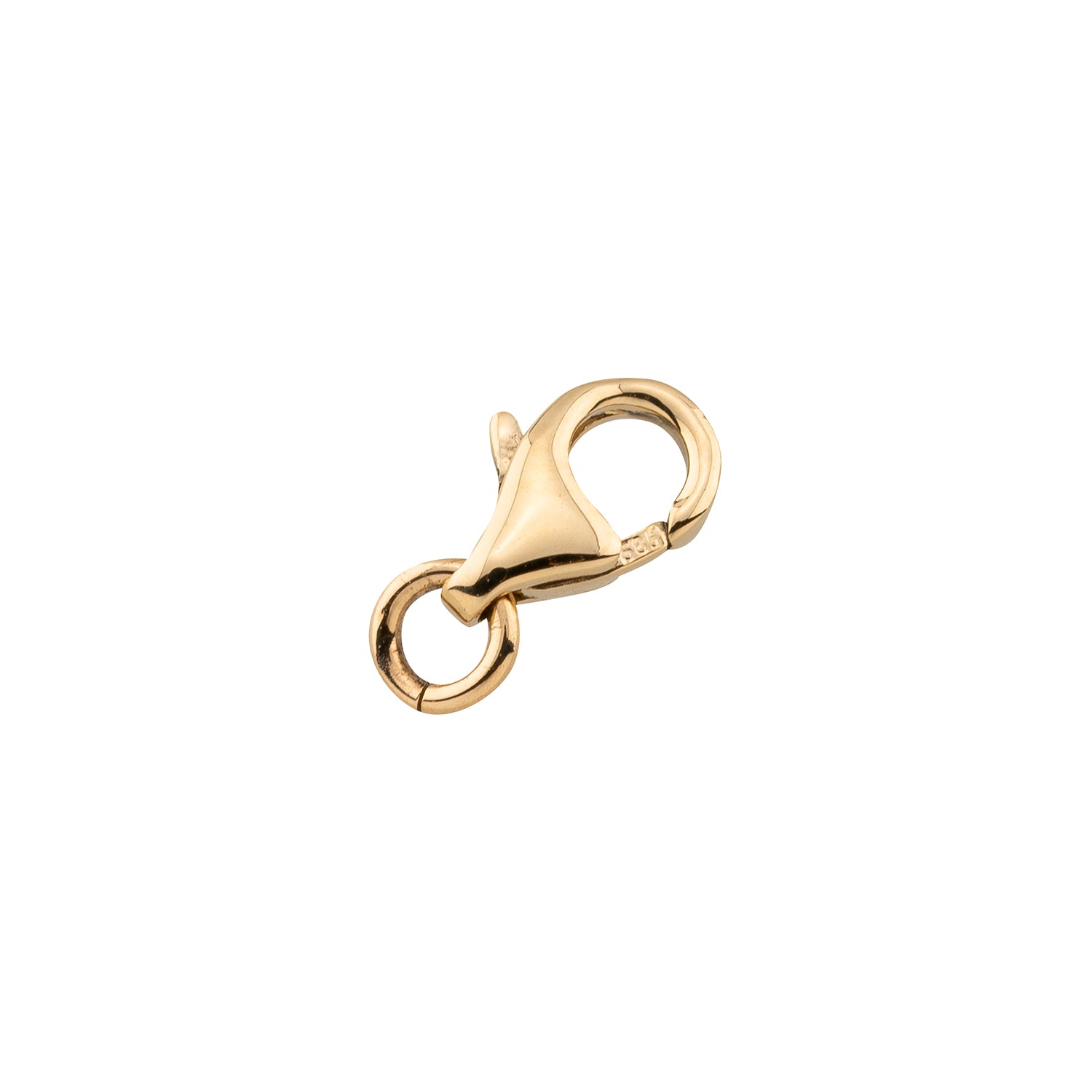 Karabiner rund 585/- Gelbgold