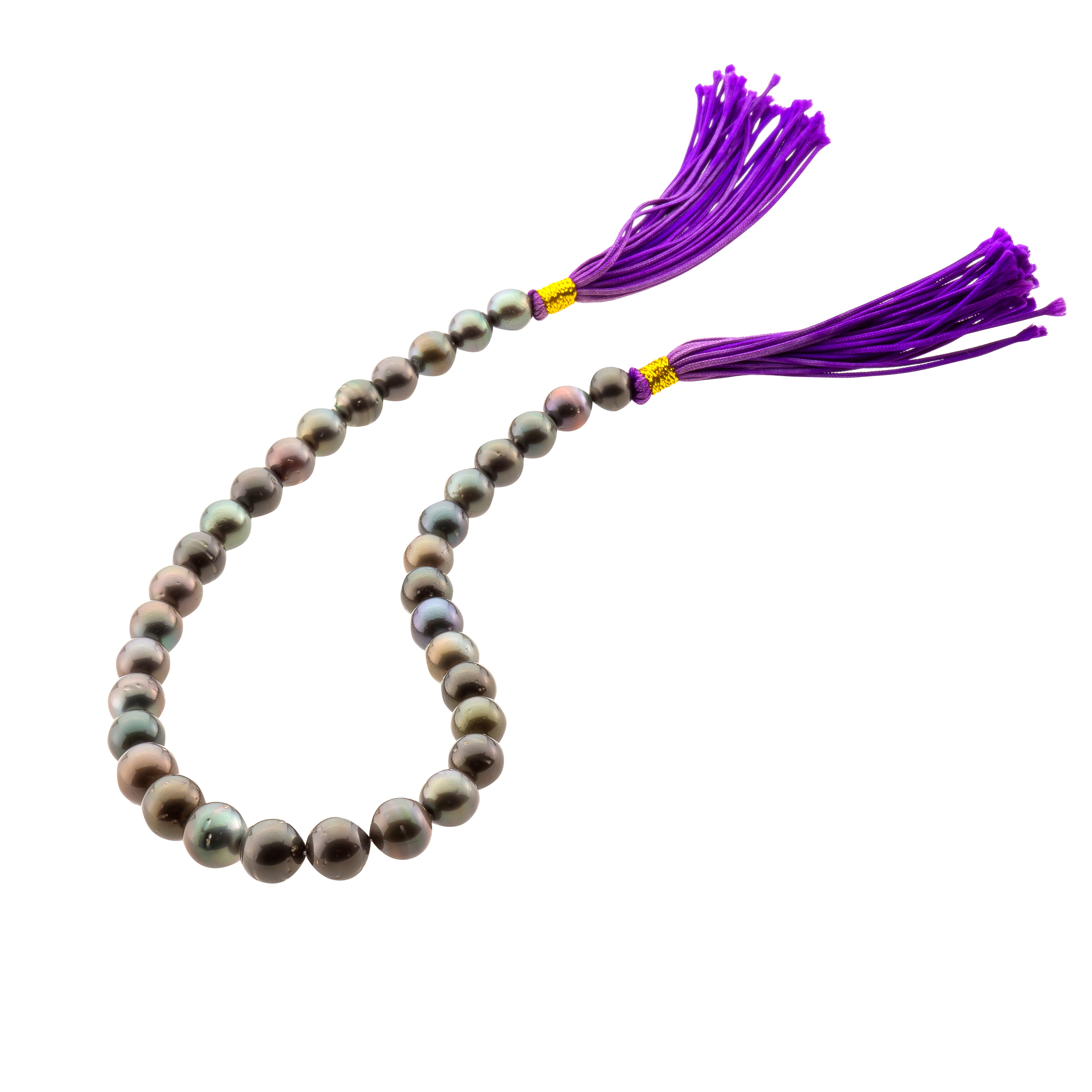 Tahitian cultured pearl necklace