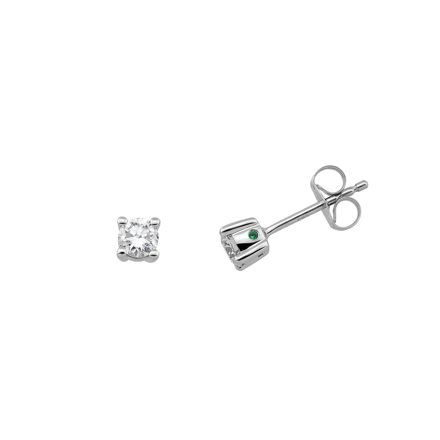 Solitärohrstecker Lab Grown Diamond