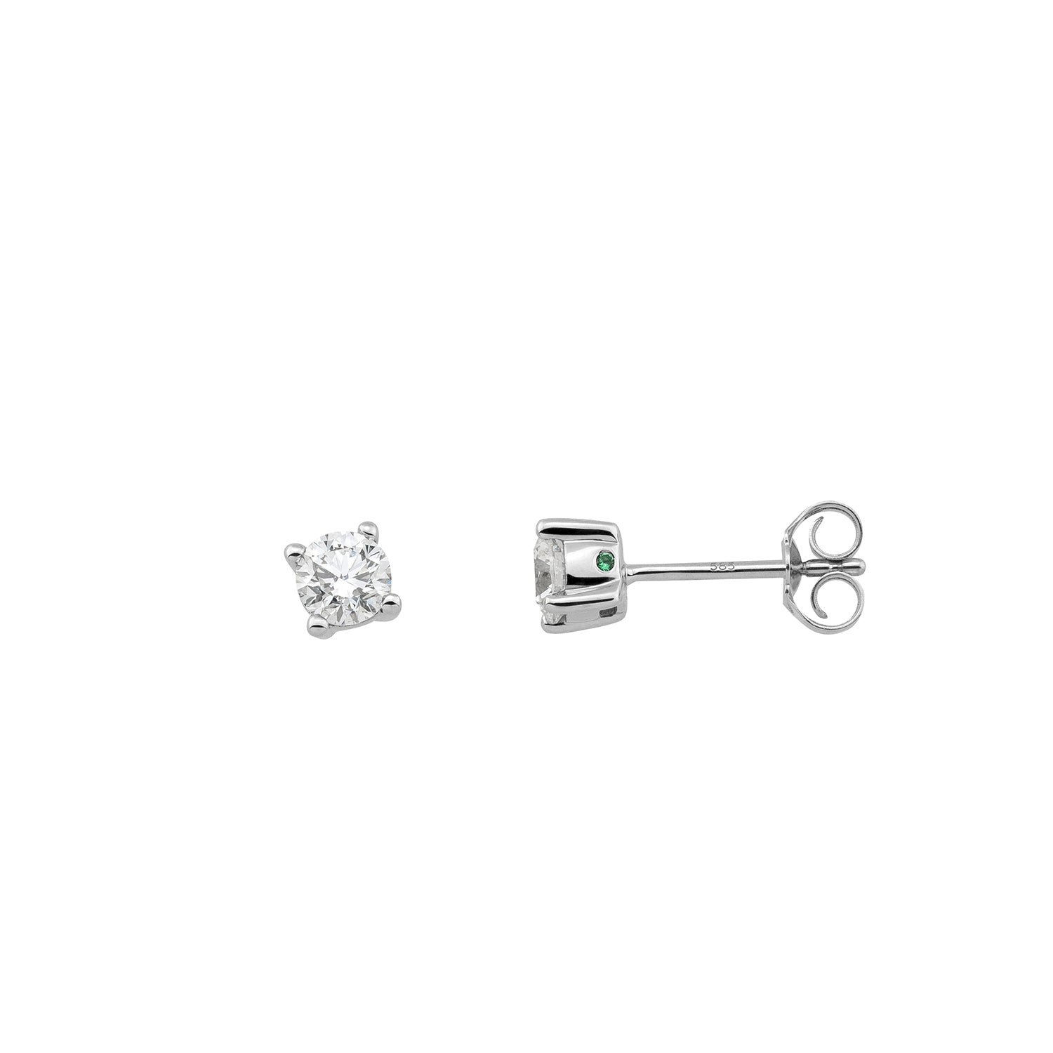 Solitärohrstecker Lab Grown Diamond
