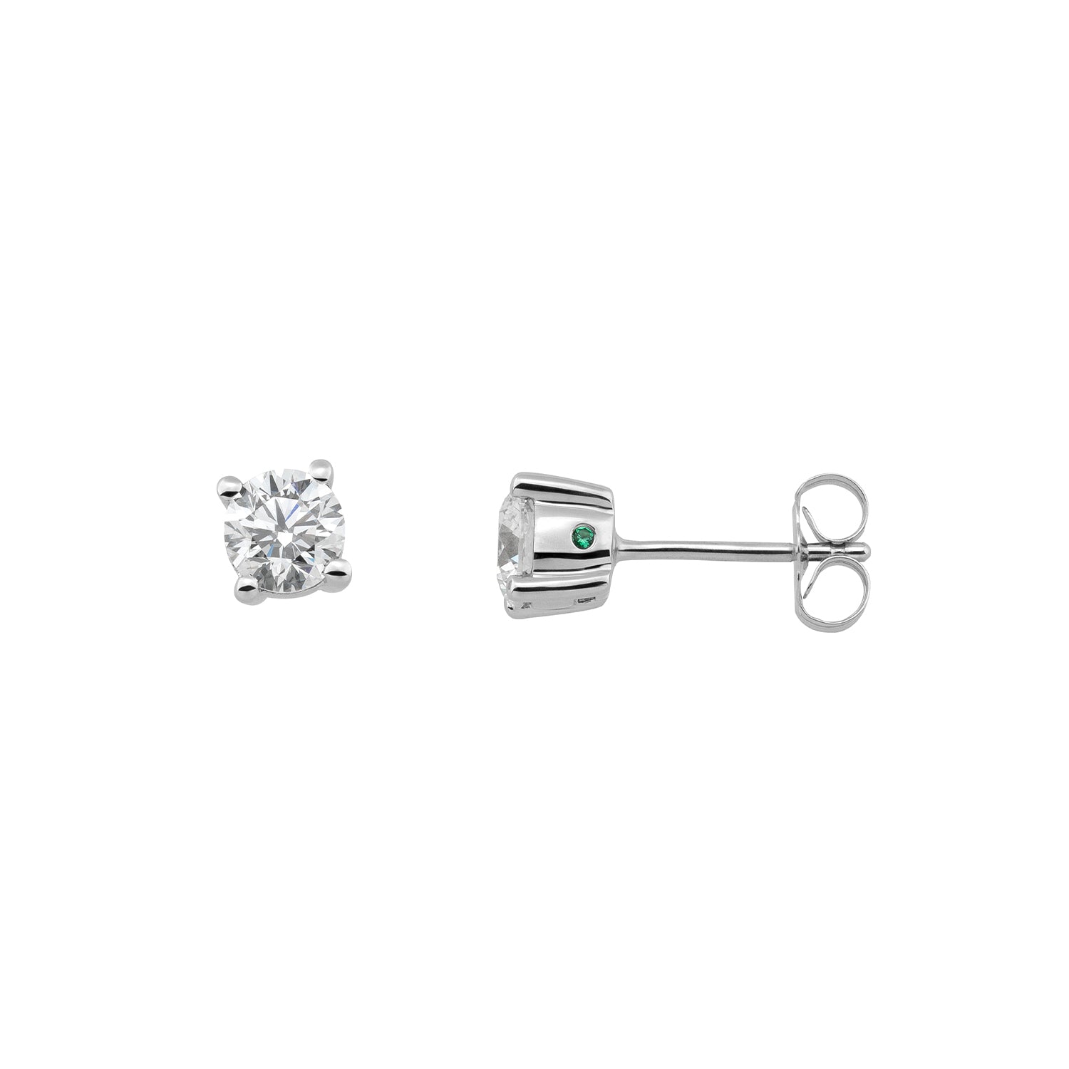 Solitärohrstecker Lab Grown Diamond