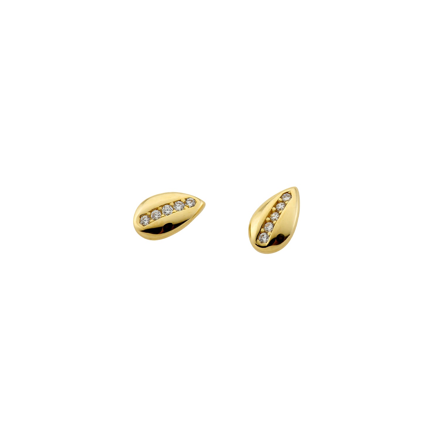 Bean Stud Earrings