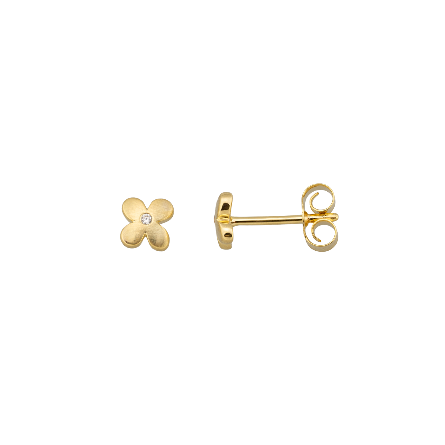 Flower stud earrings
