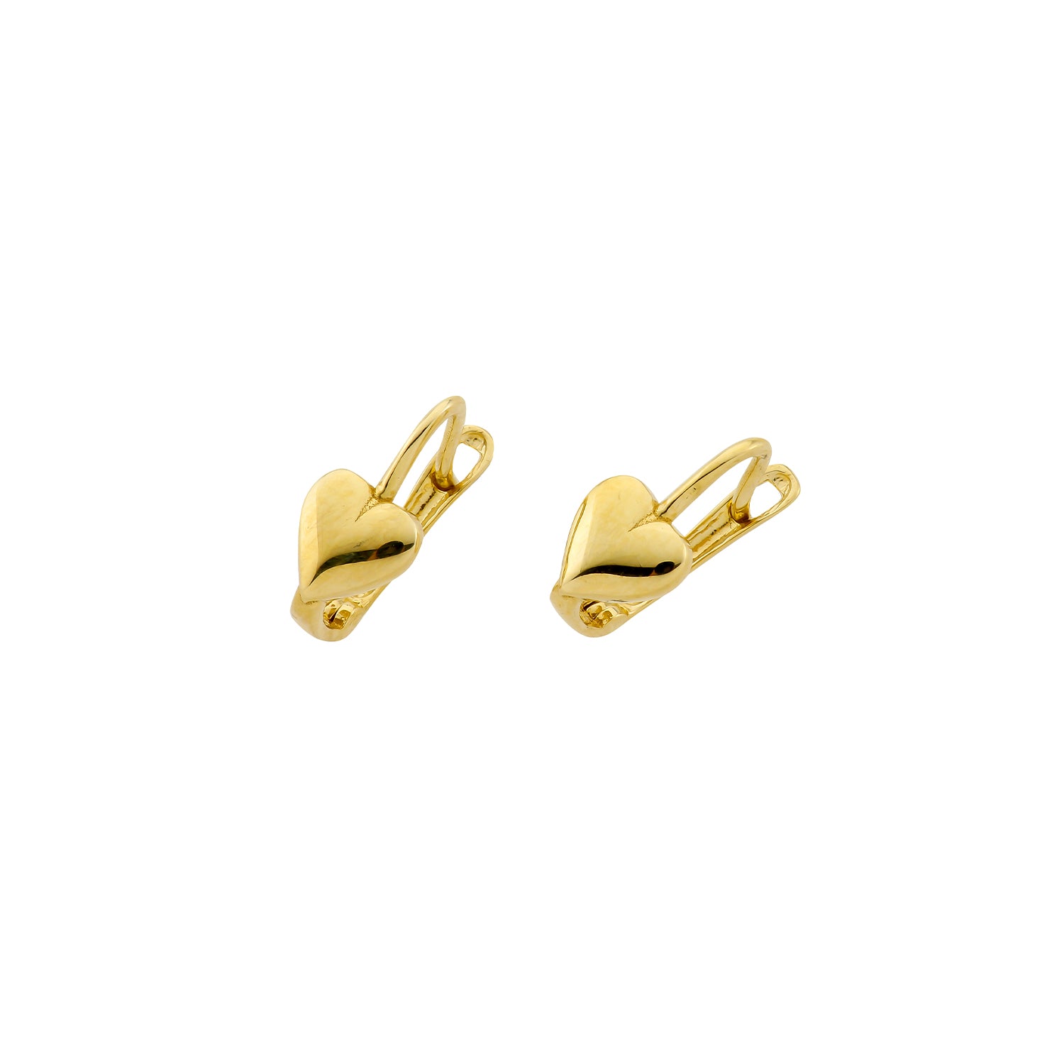 Ear button heart