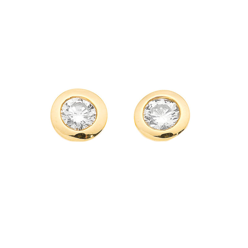 Solitaire earrings