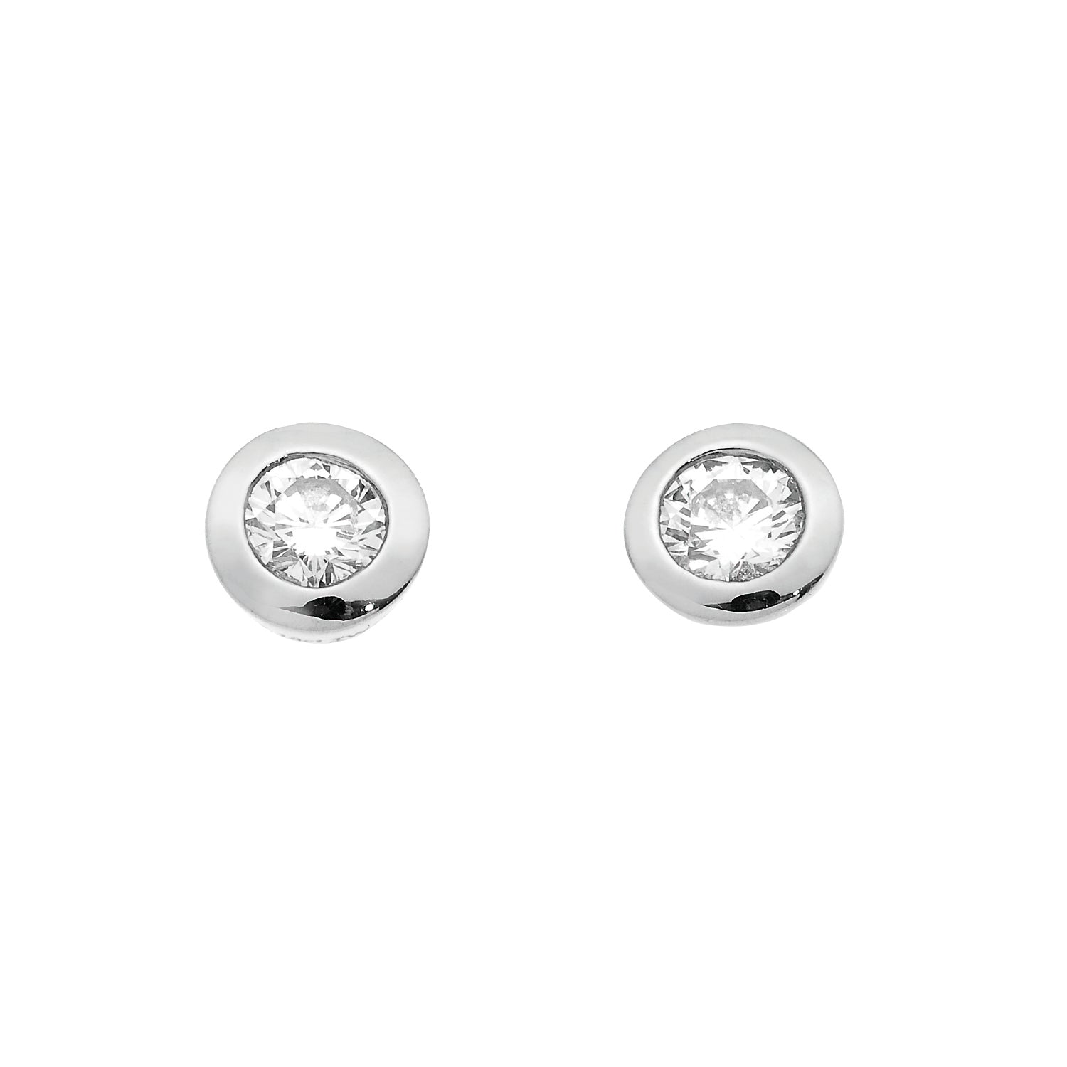 Clarna solitaire earrings