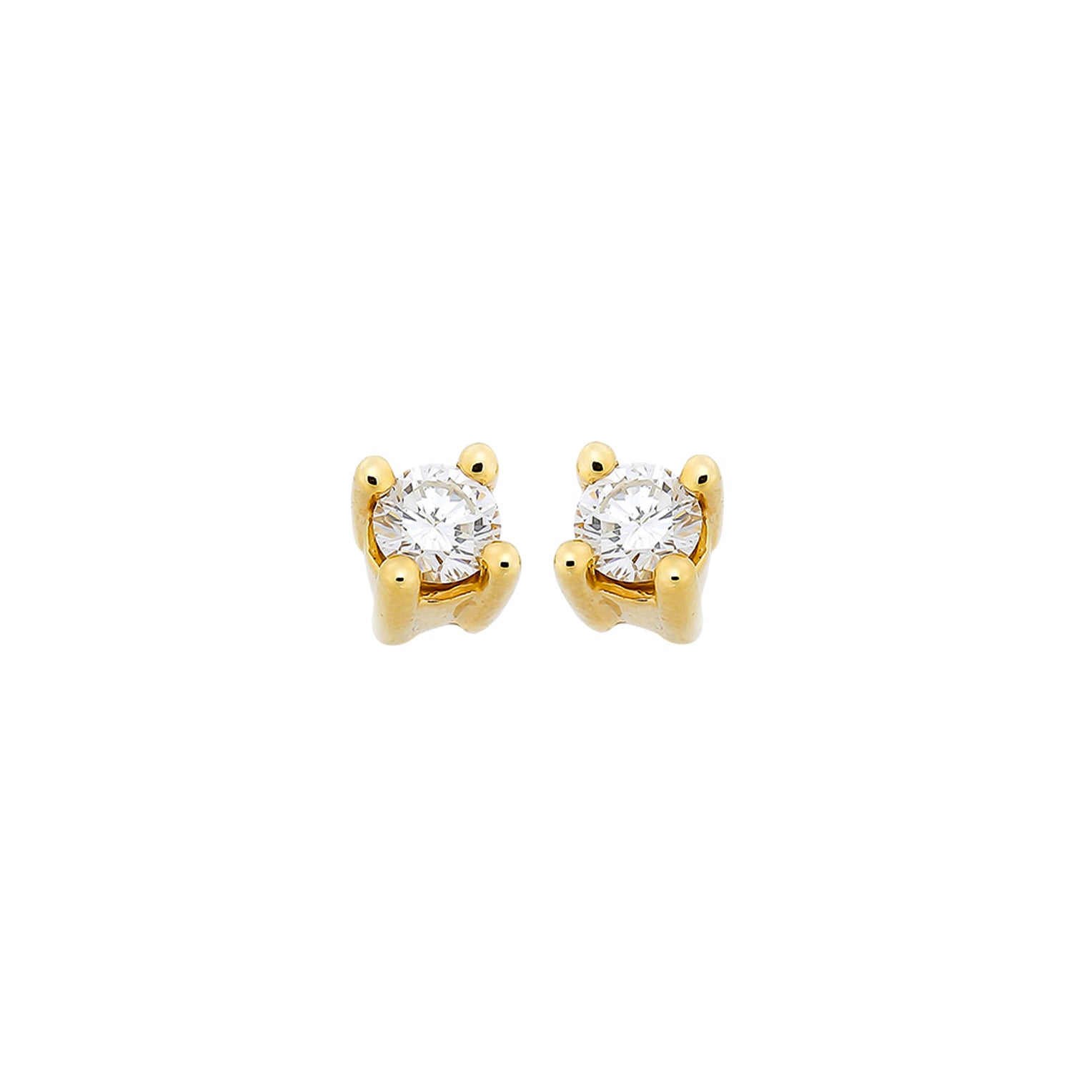 Solitaire earrings
