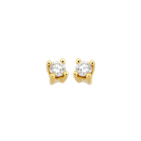 Solitaire earrings