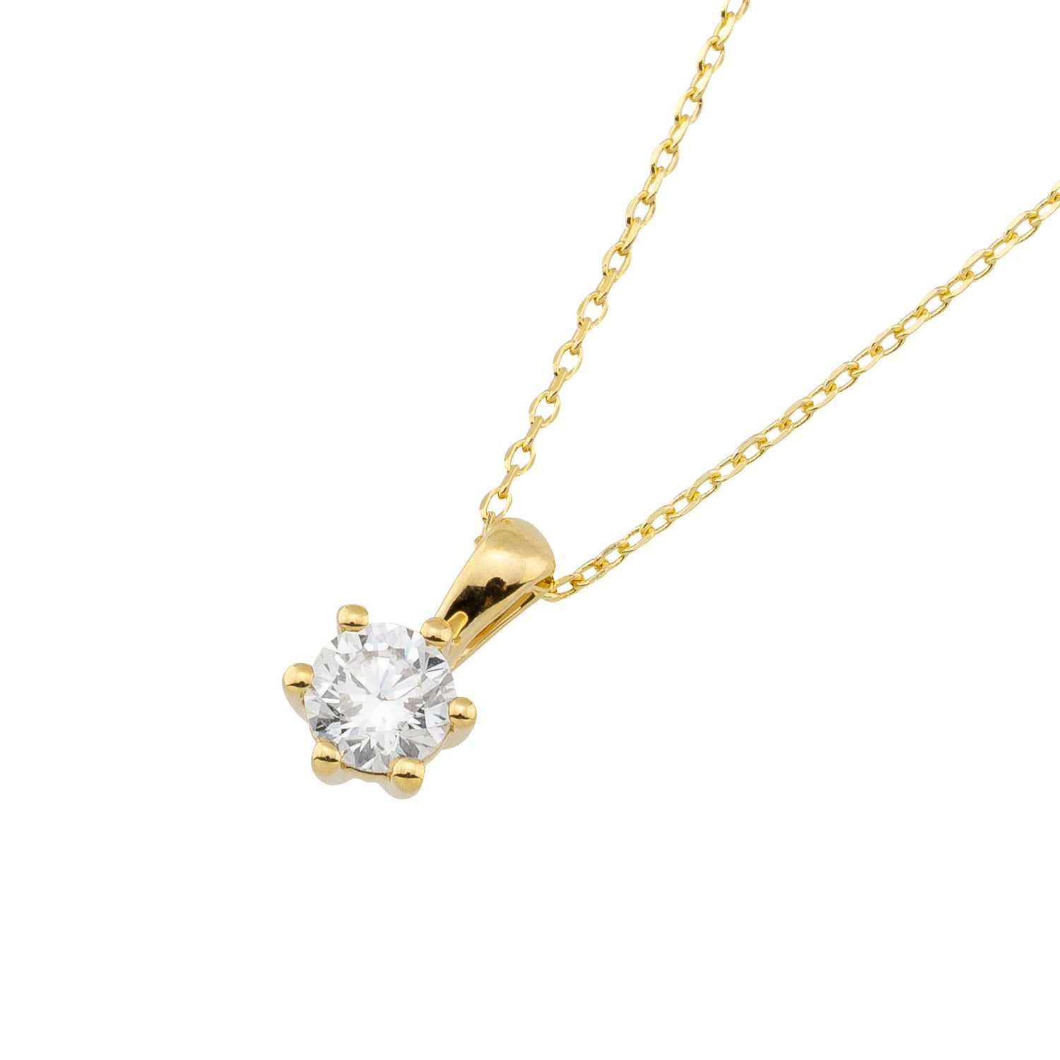Solitärcollier Lab Grown Diamond