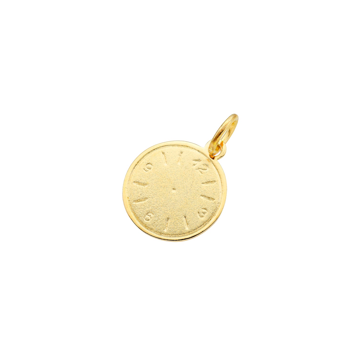 Pendant christening clock