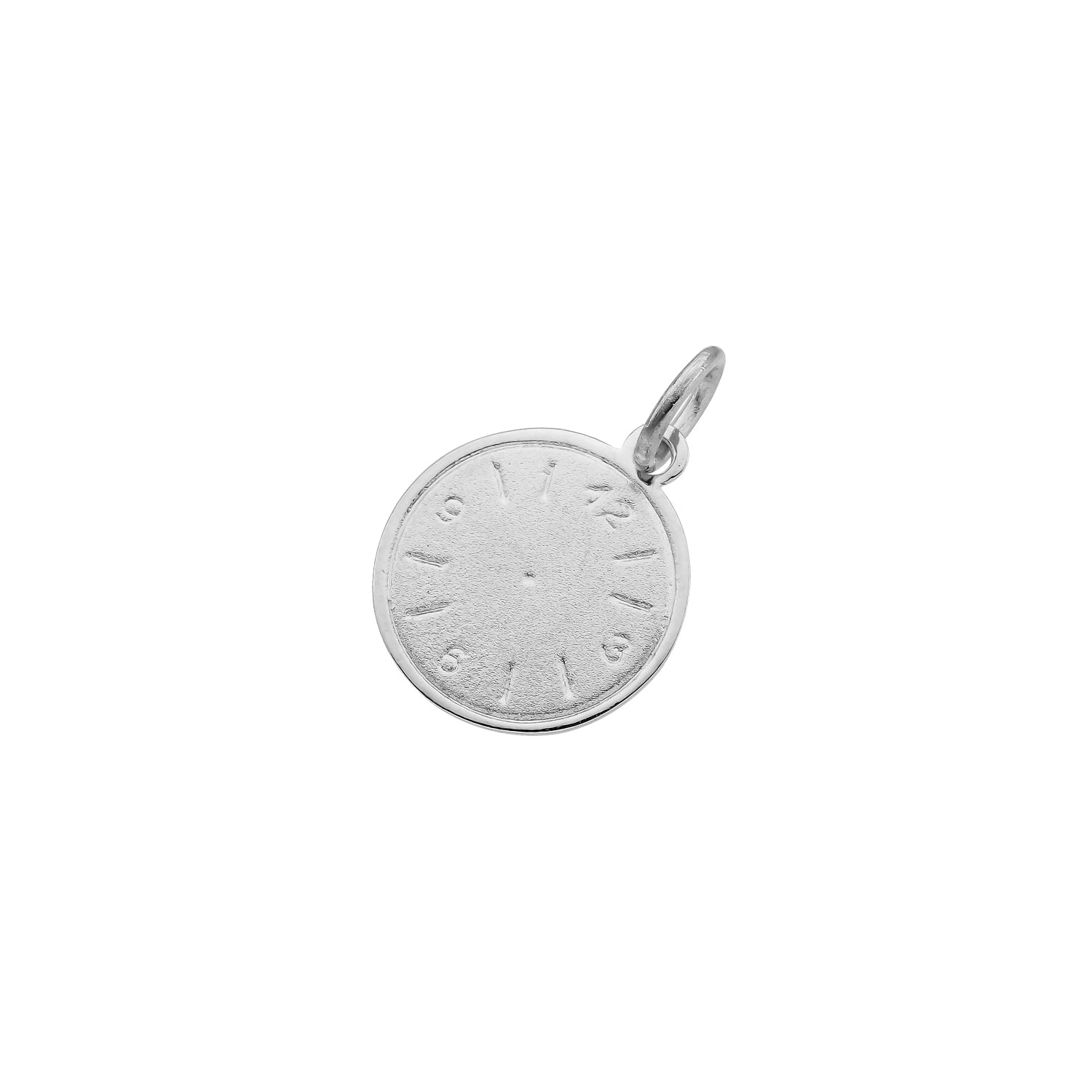 Pendant christening clock