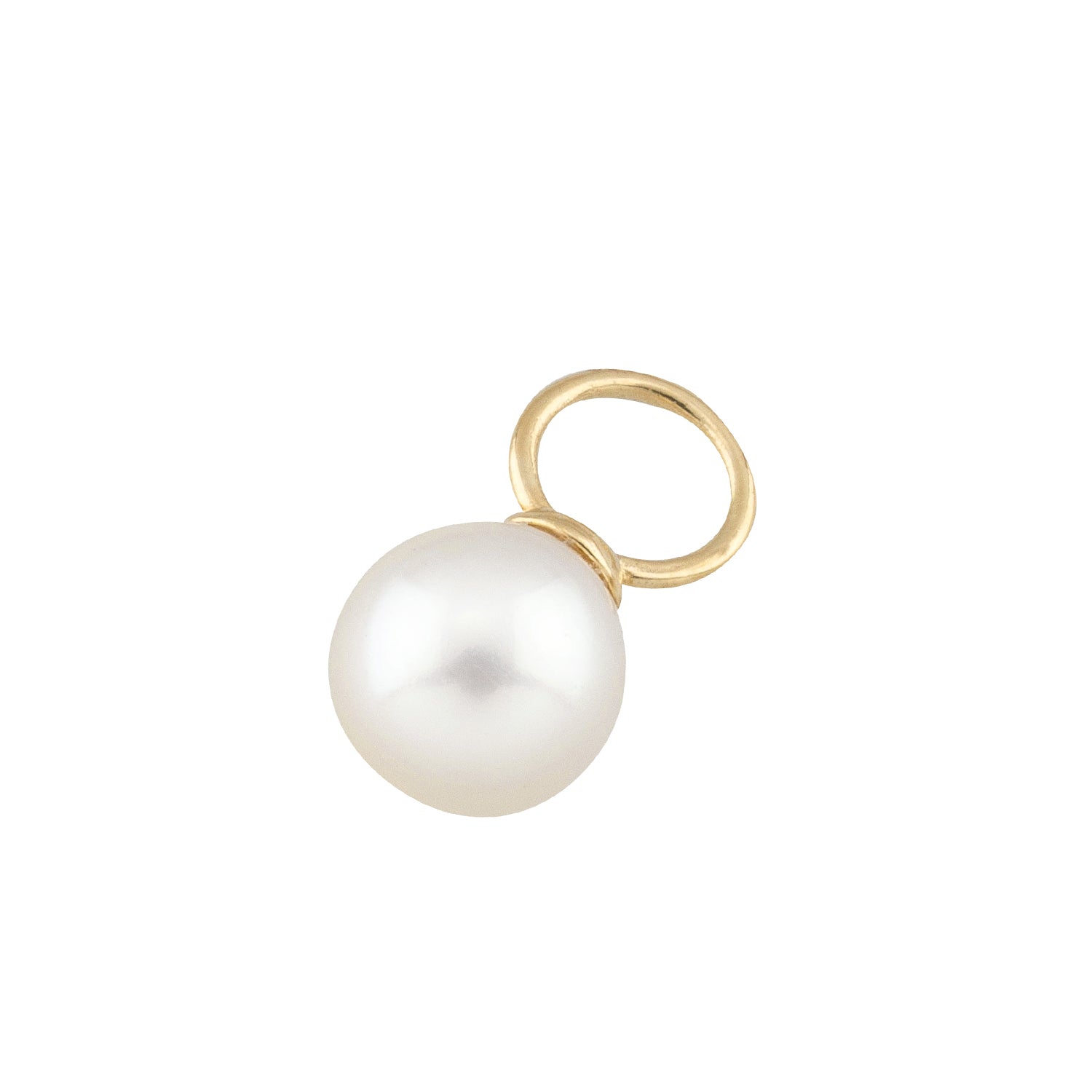 Hoop earrings pearl