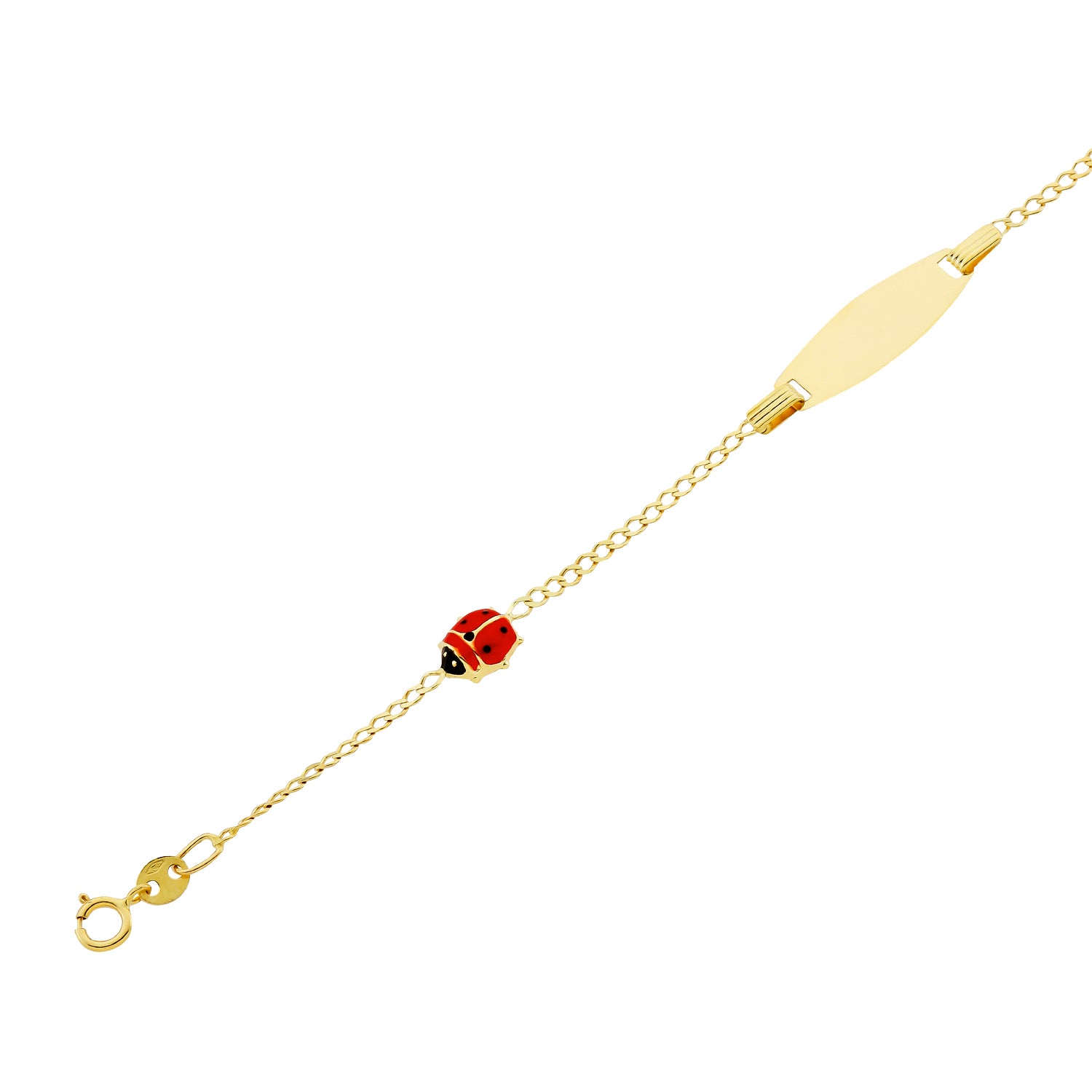 Ladybug shield bracelet