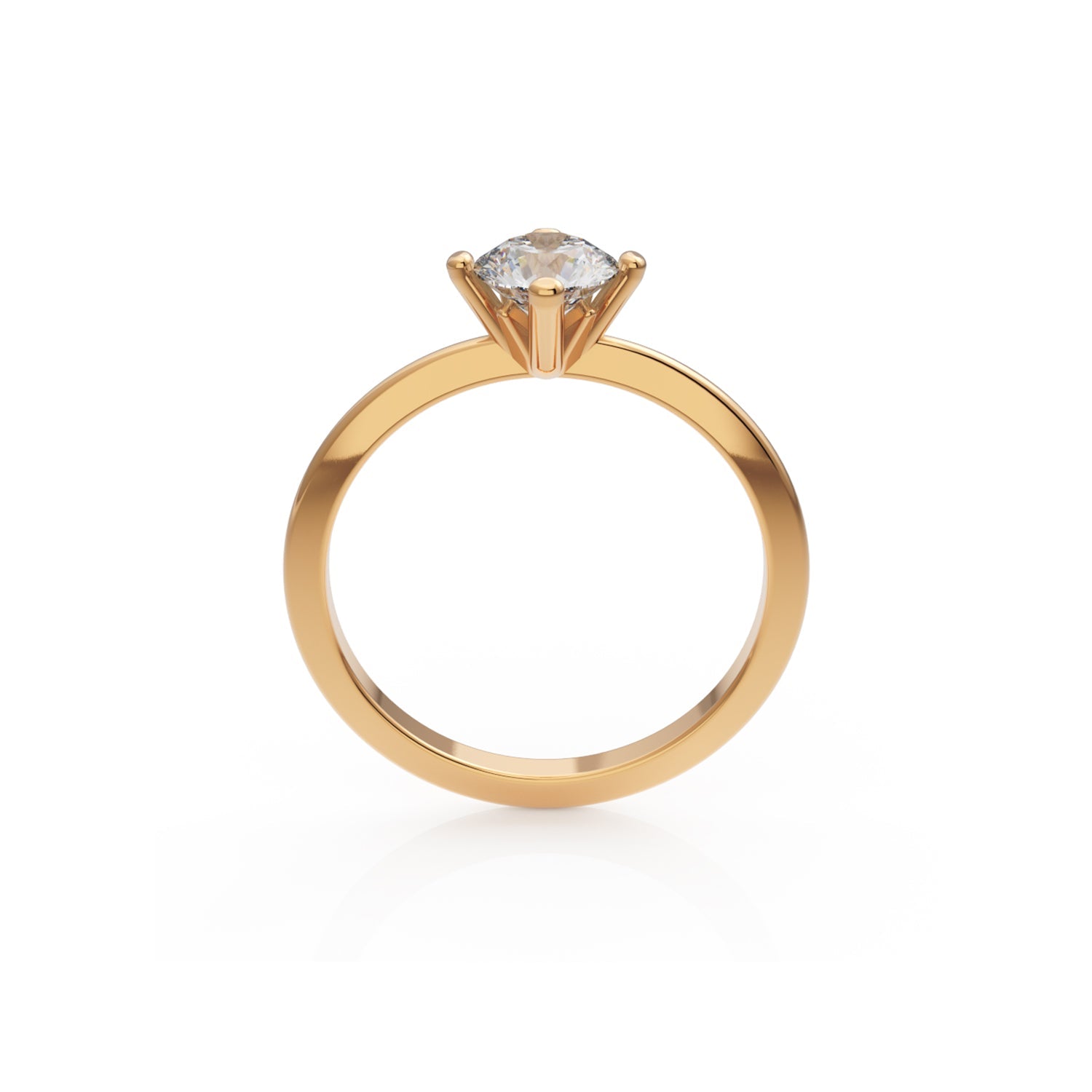 Verlobungsring Terry G/VS – Roségold 18 Karat (750)