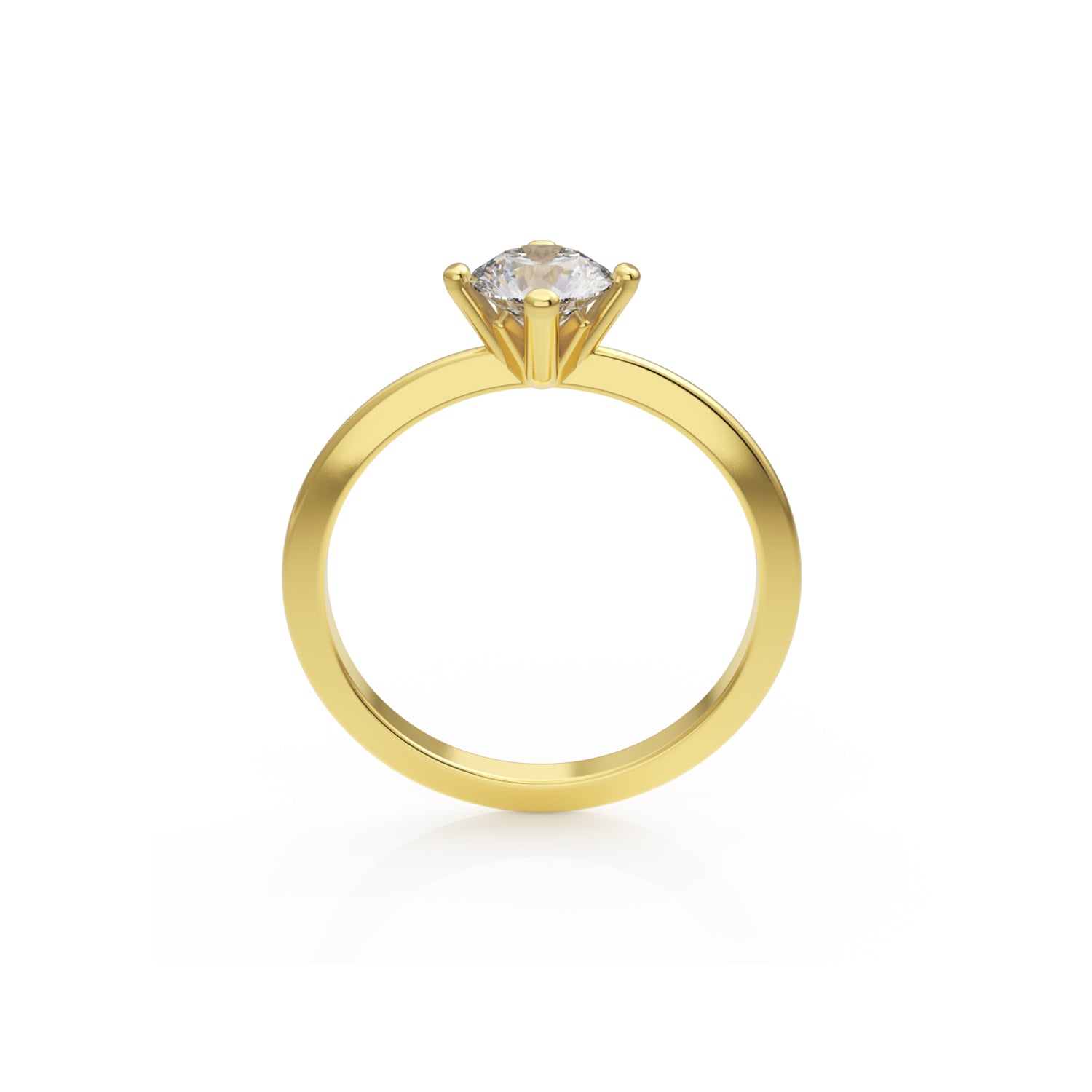 Verlobungsring Terry in Gelbgold 14 Karat (585)