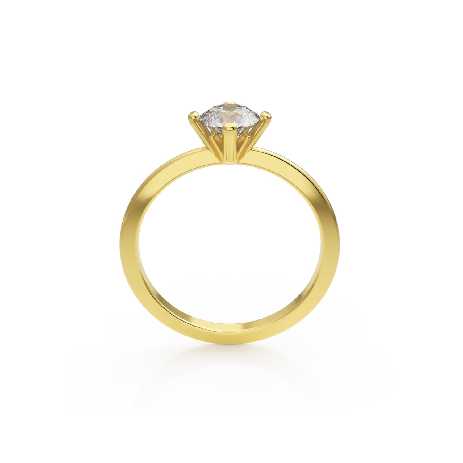 Verlobungsring Terry H/SI – Platin (950)