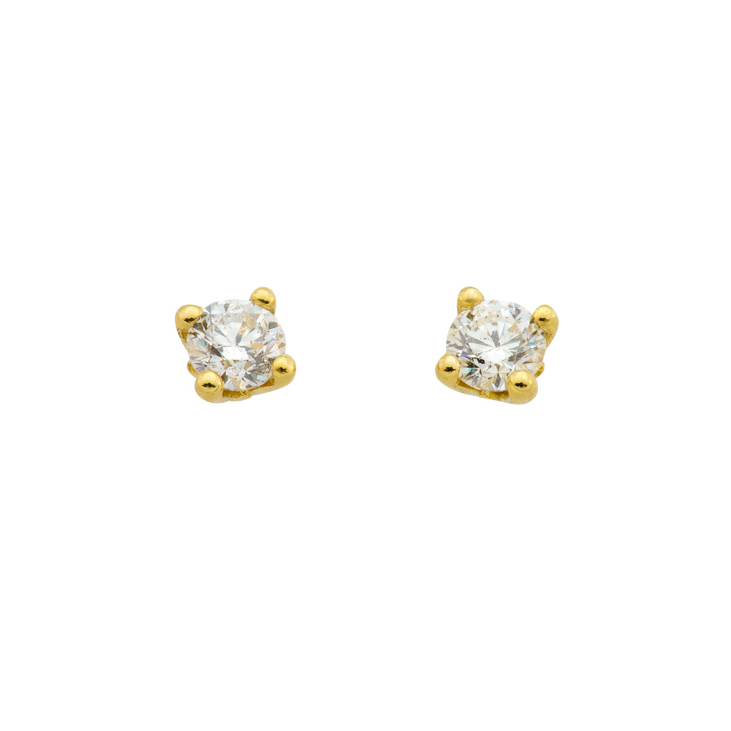 Solitaire earrings