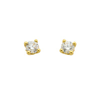 Solitaire earrings