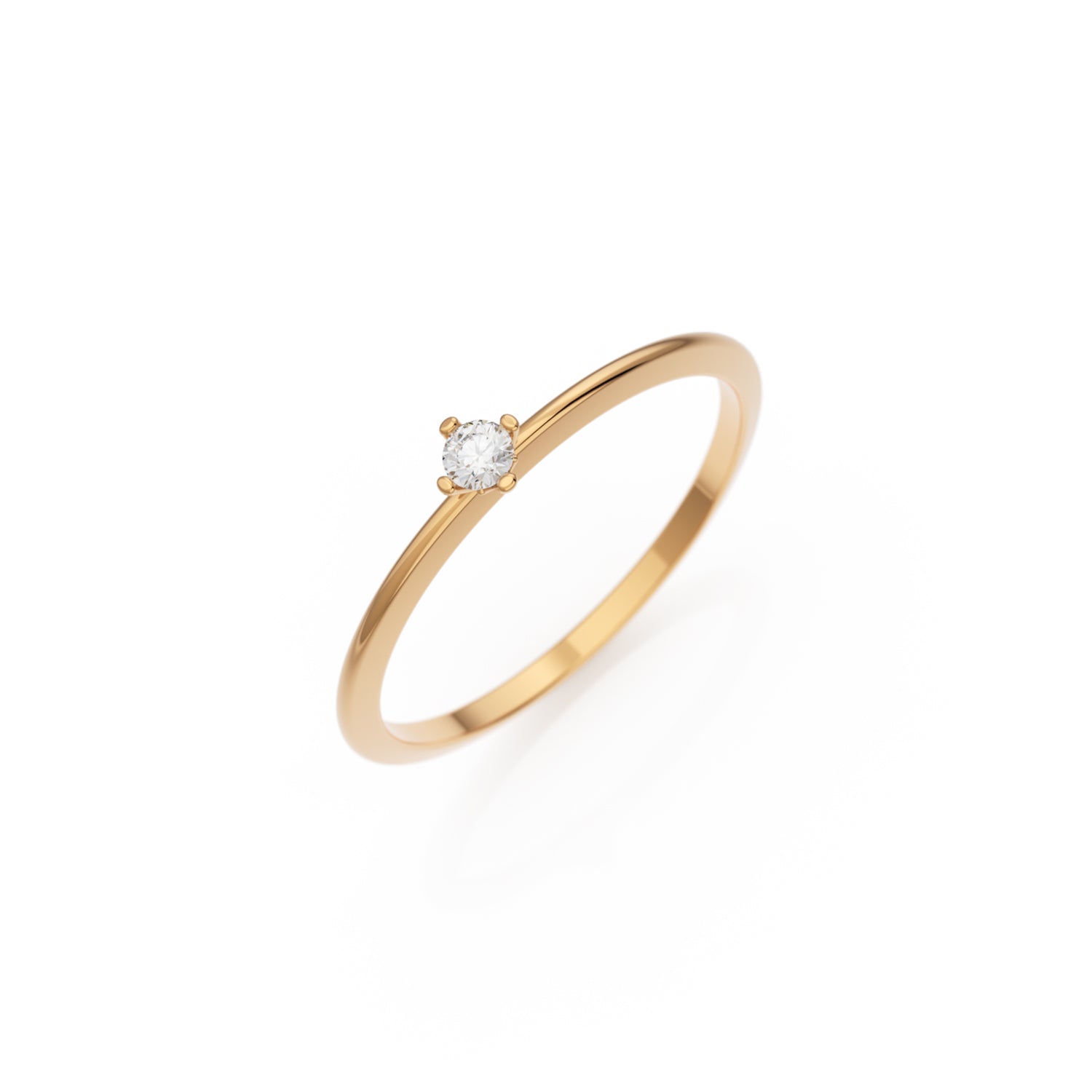 Verlobungsring Terry G/VS – Roségold 18 Karat (750)