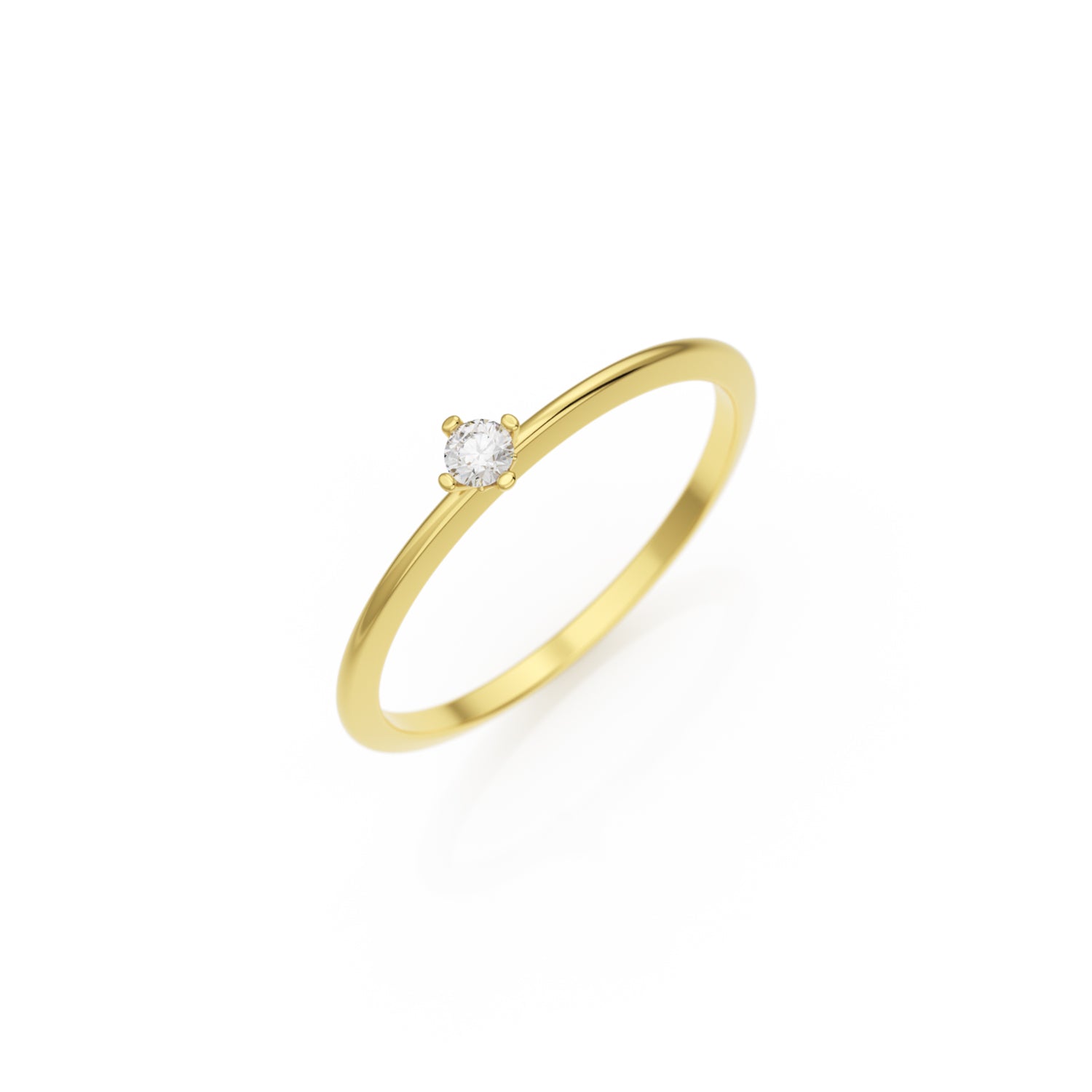 Verlobungsring Terry Lab-Grown – Platin (950)