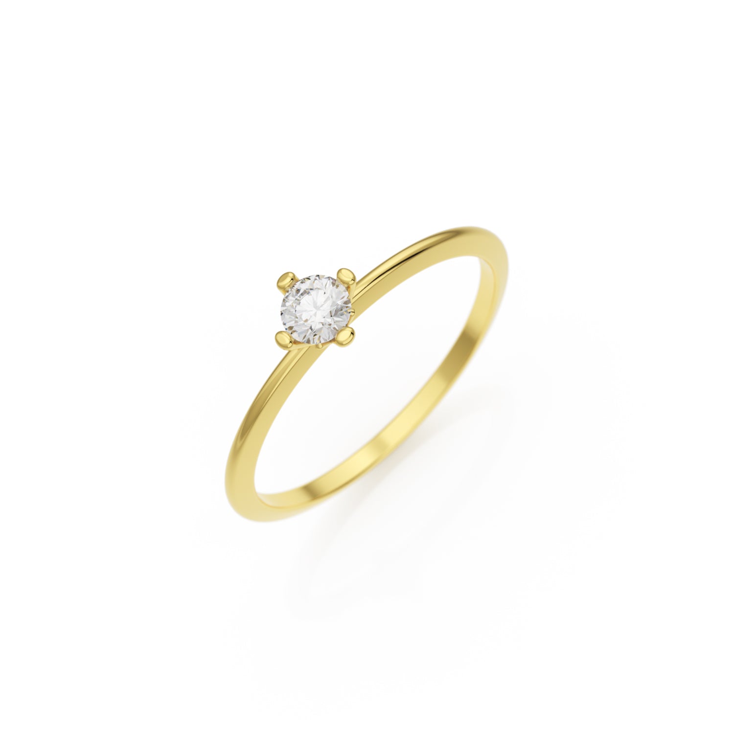 Verlobungsring Terry H/SI – Platin (950)