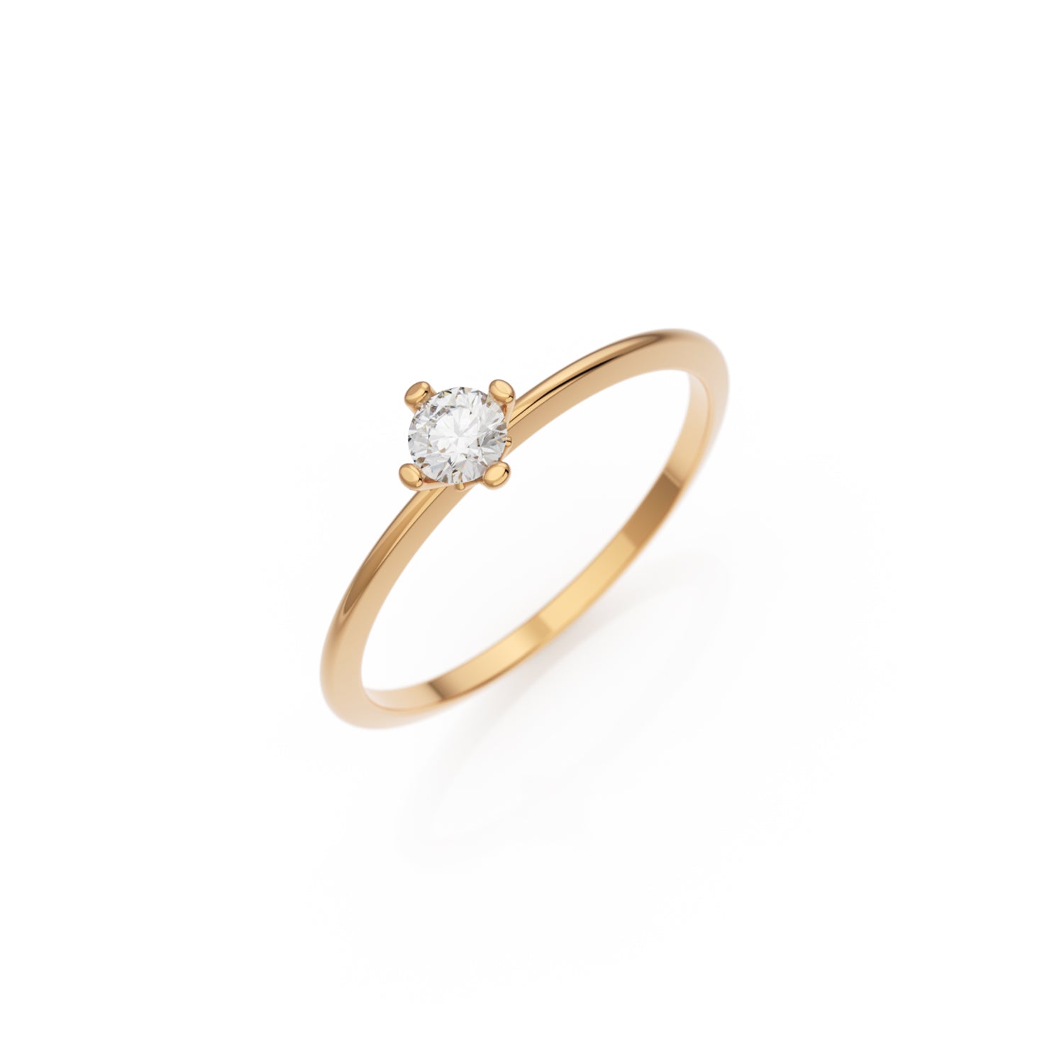 Verlobungsring Terry G/VS – Roségold 14 Karat (585)