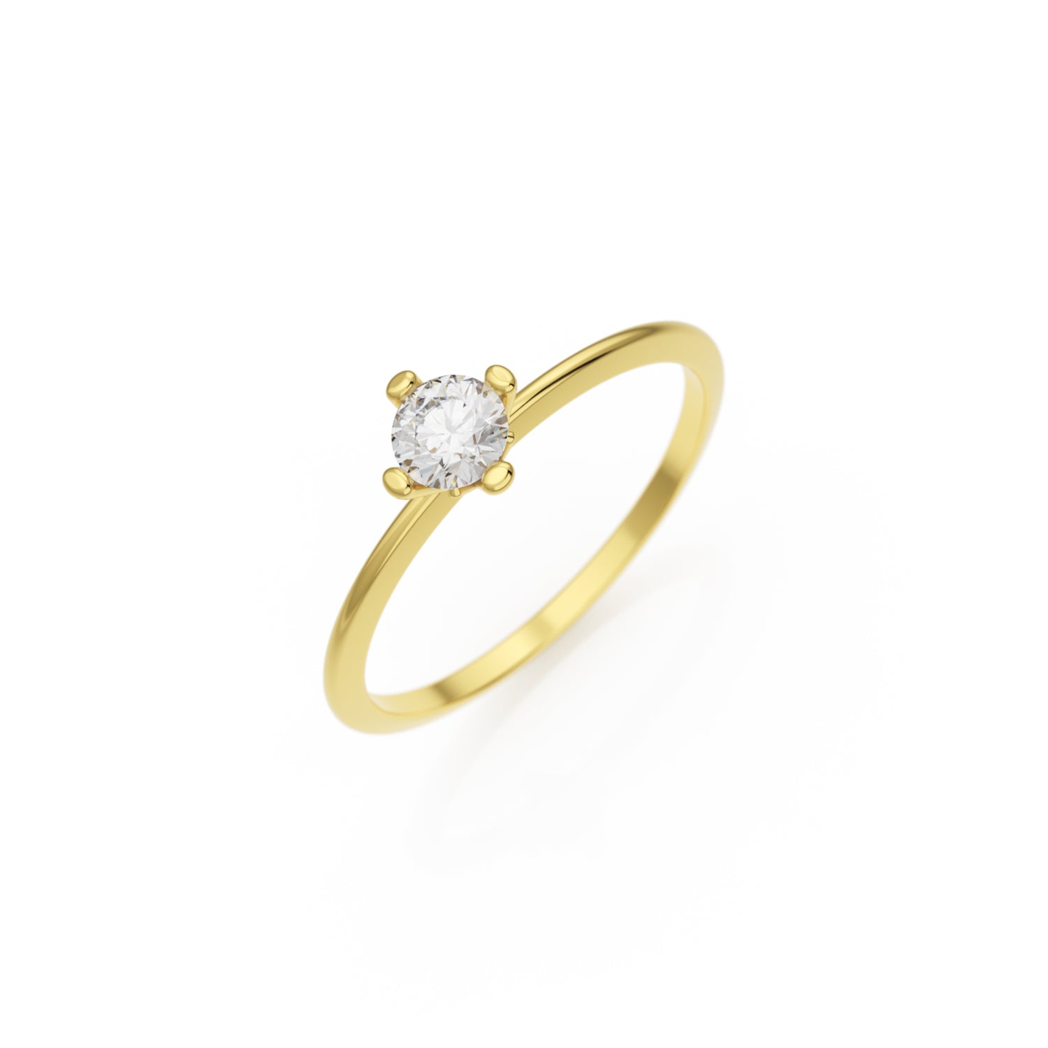 Verlobungsring Terry H/SI – Platin (950)