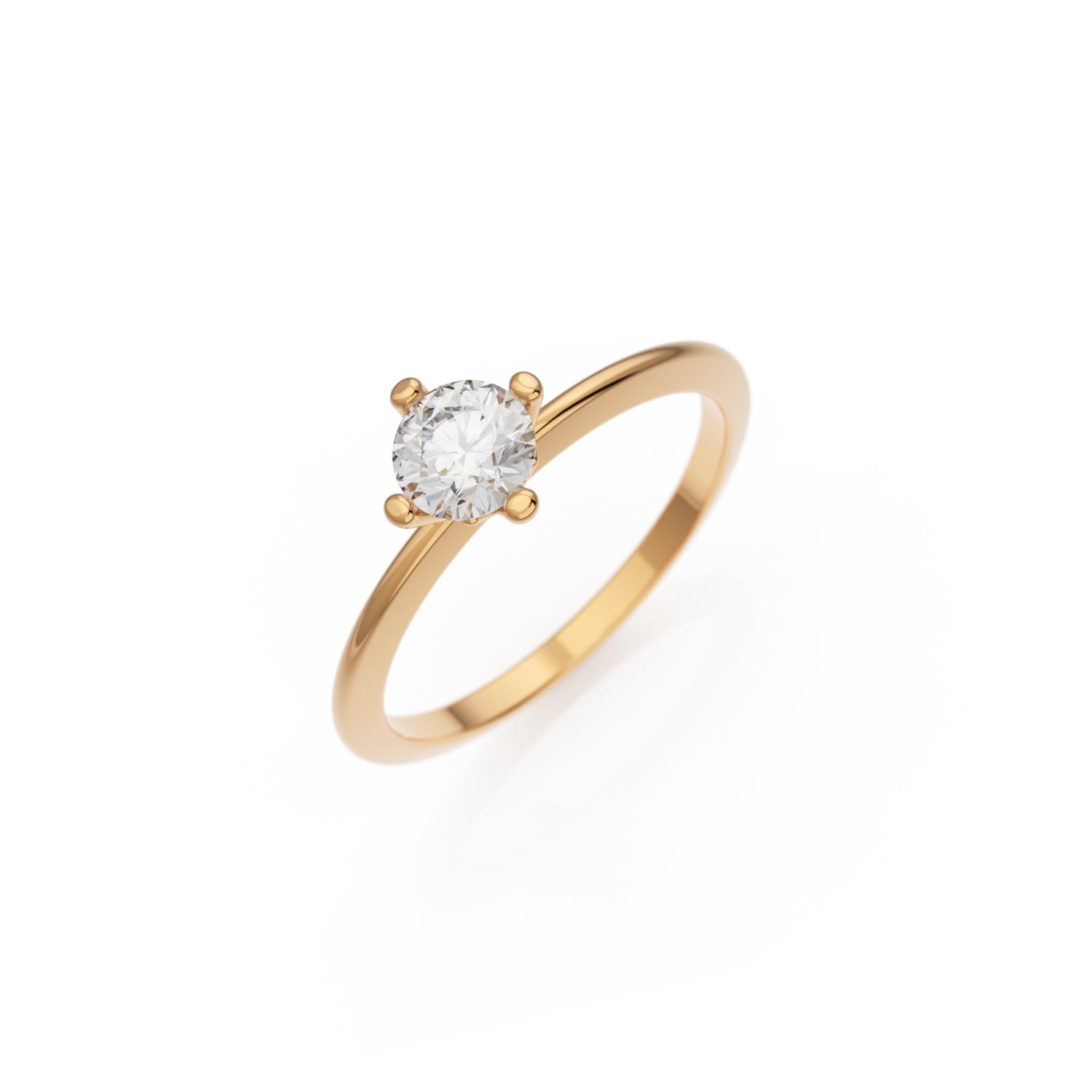 Verlobungsring Terry G/VS – Roségold 18 Karat (750)