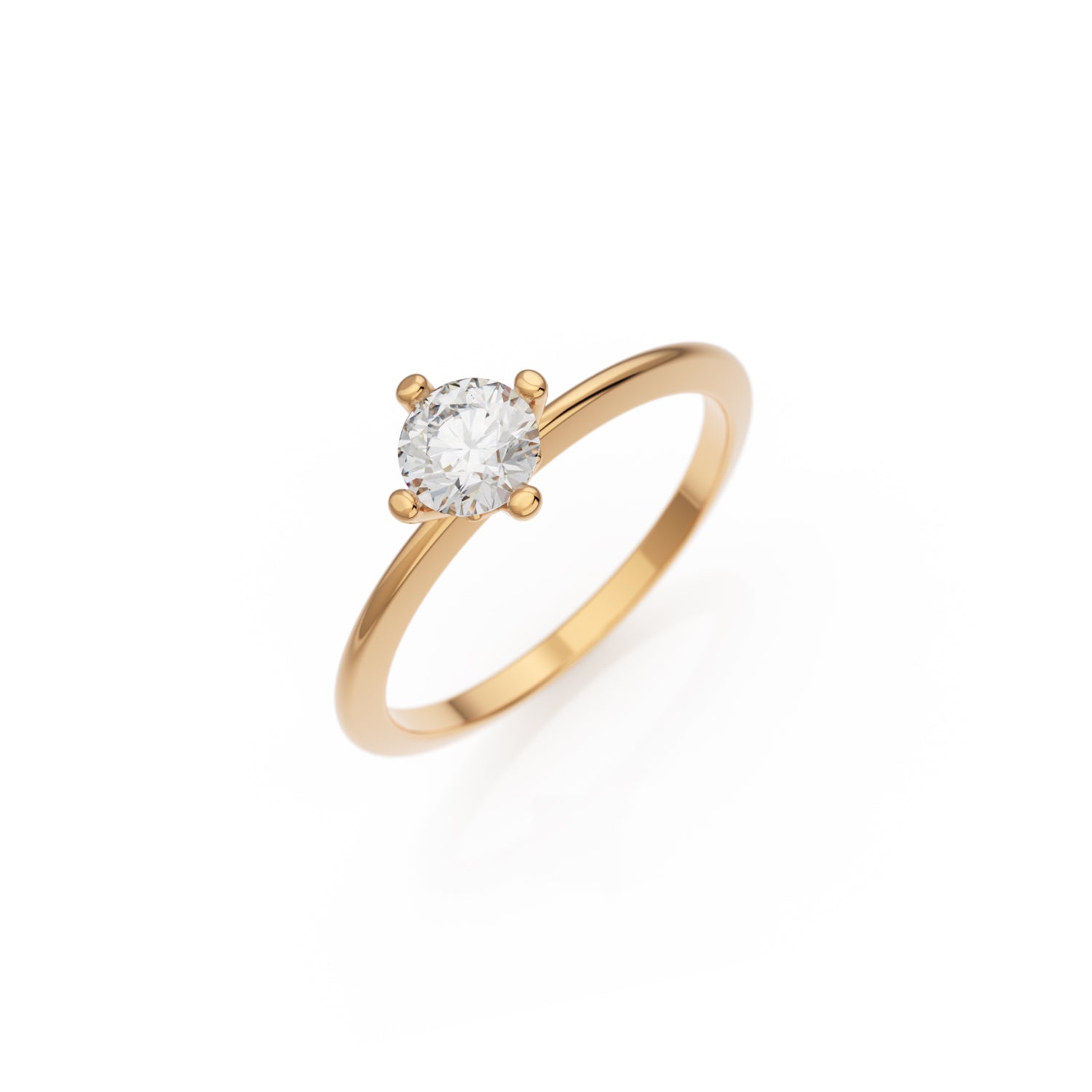 Verlobungsring Terry in Roségold 14 Karat (585) mit 0,50 ct Lab-Grown-Diamant