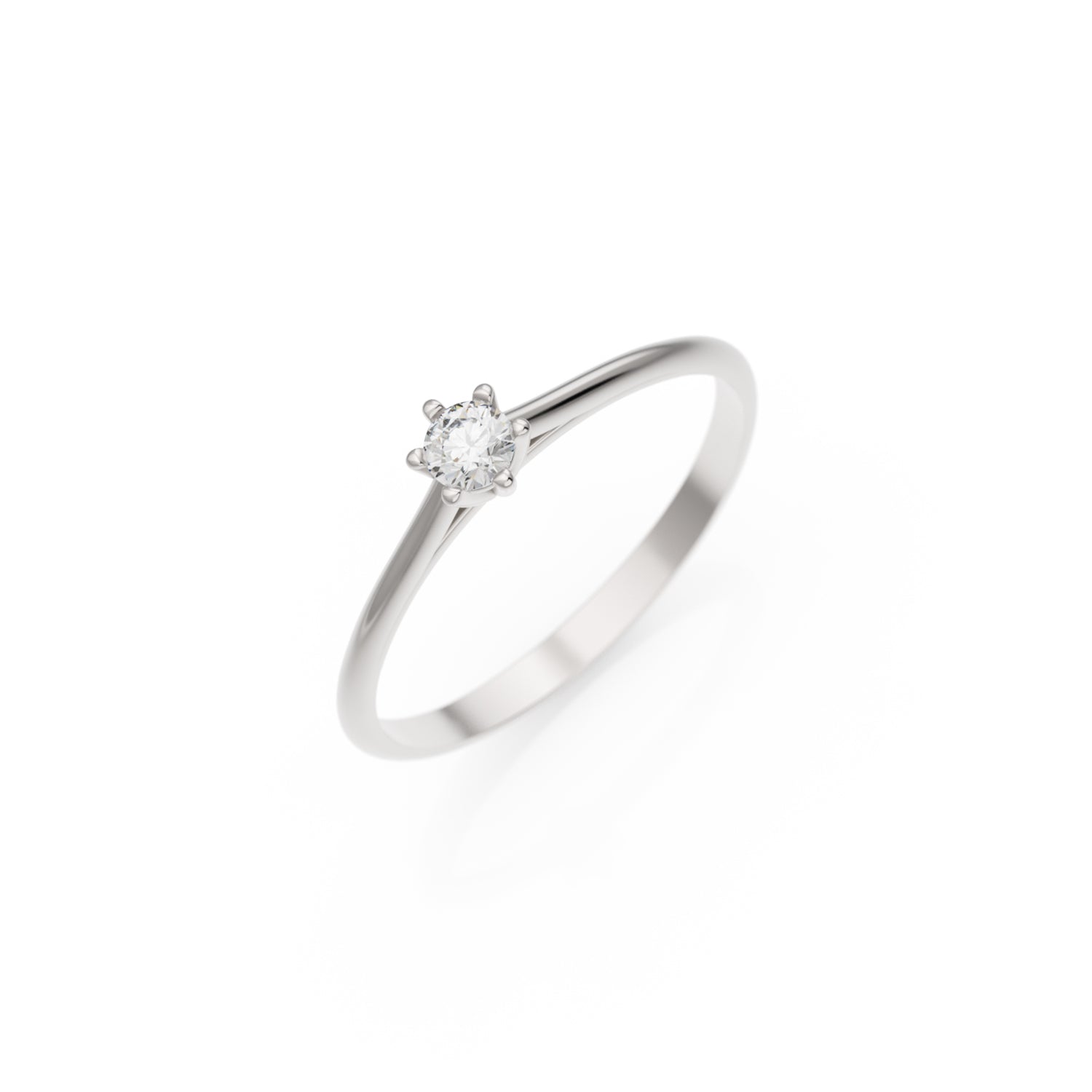 Verlobungsring Merdia G/VS – Platin (950)