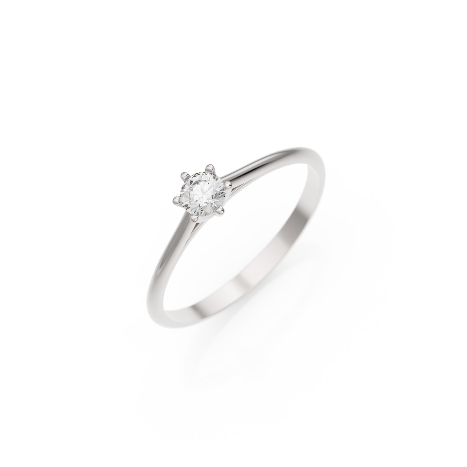 Verlobungsring Merdia H/SI – Platin (950)