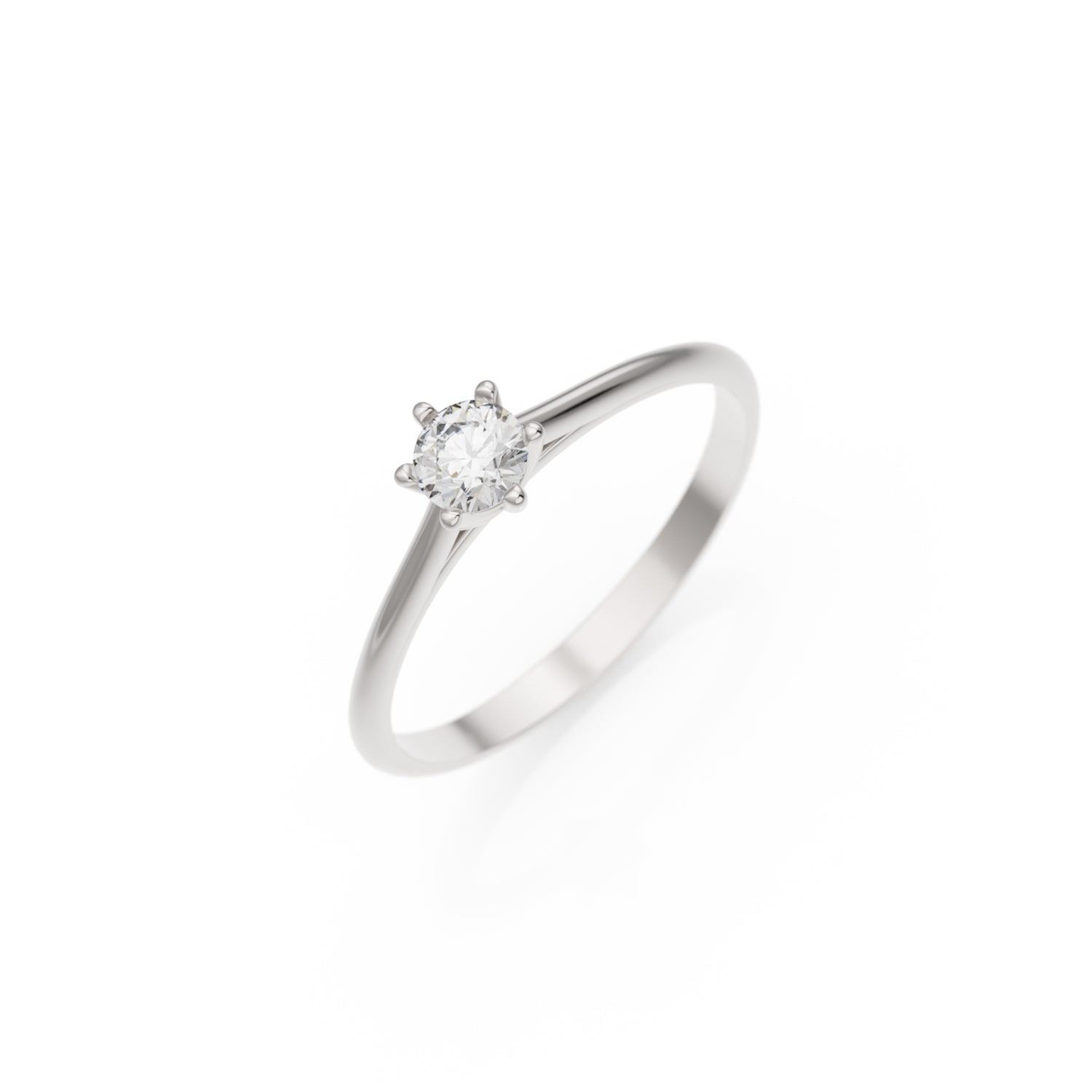 Verlobungsring Merdia H/SI – Platin (950)
