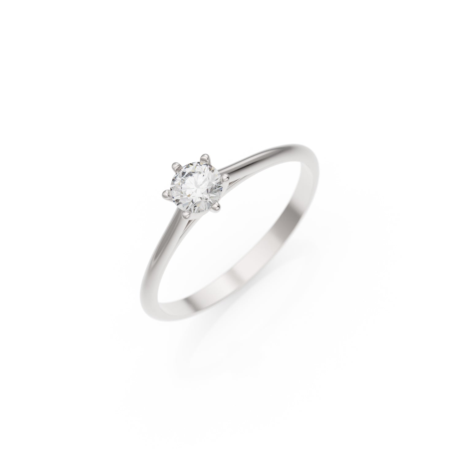 Verlobungsring Merdia H/SI – Platin (950)