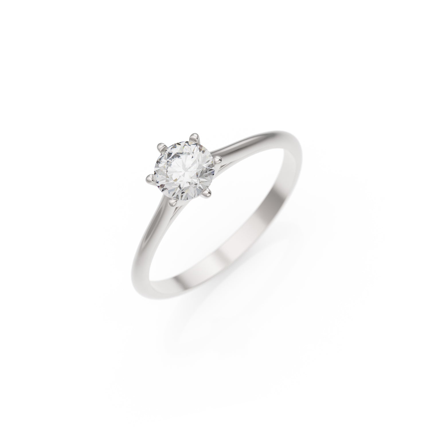 Verlobungsring Merdia G/VS – Platin (950)