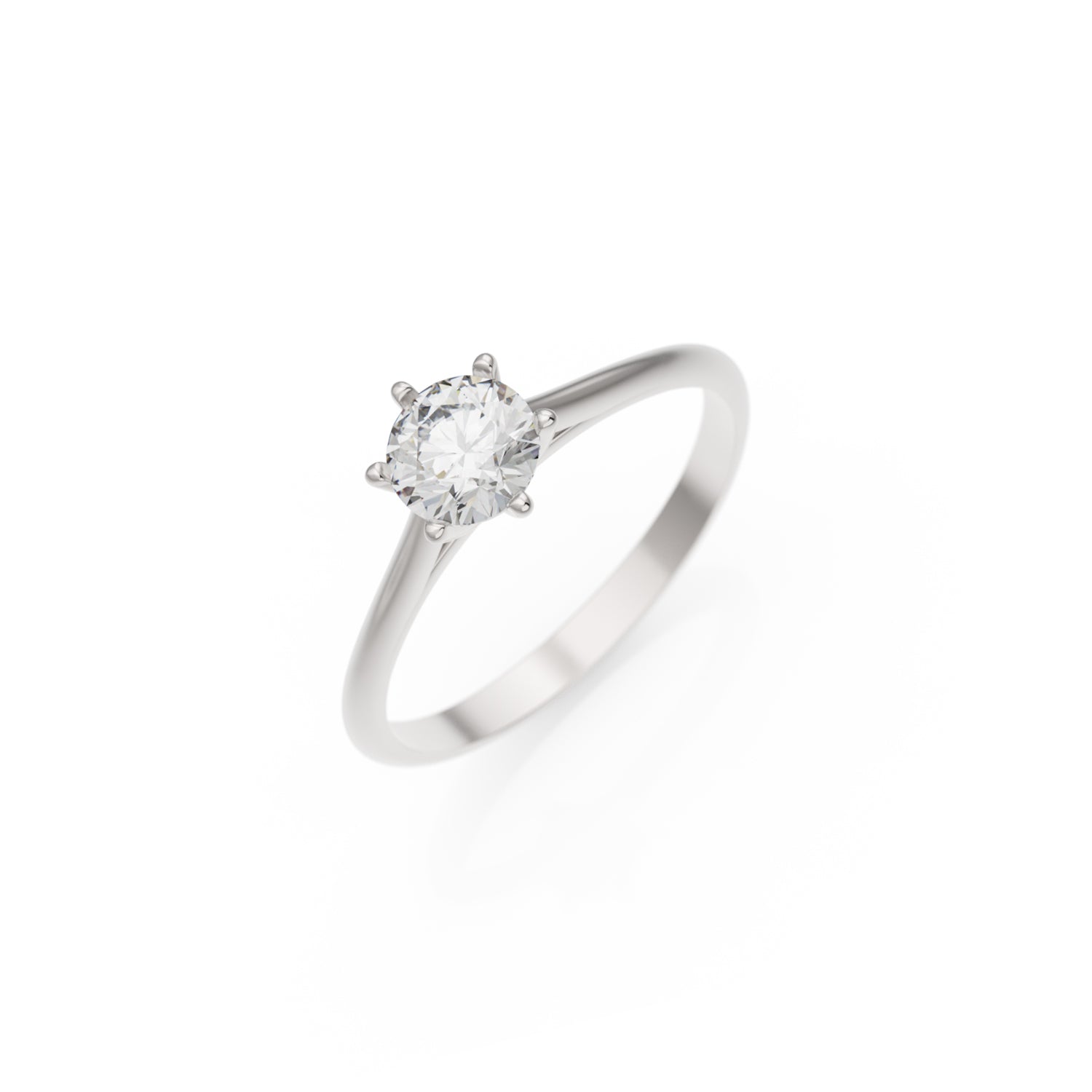 Verlobungsring Merdia H/SI – Platin (950)