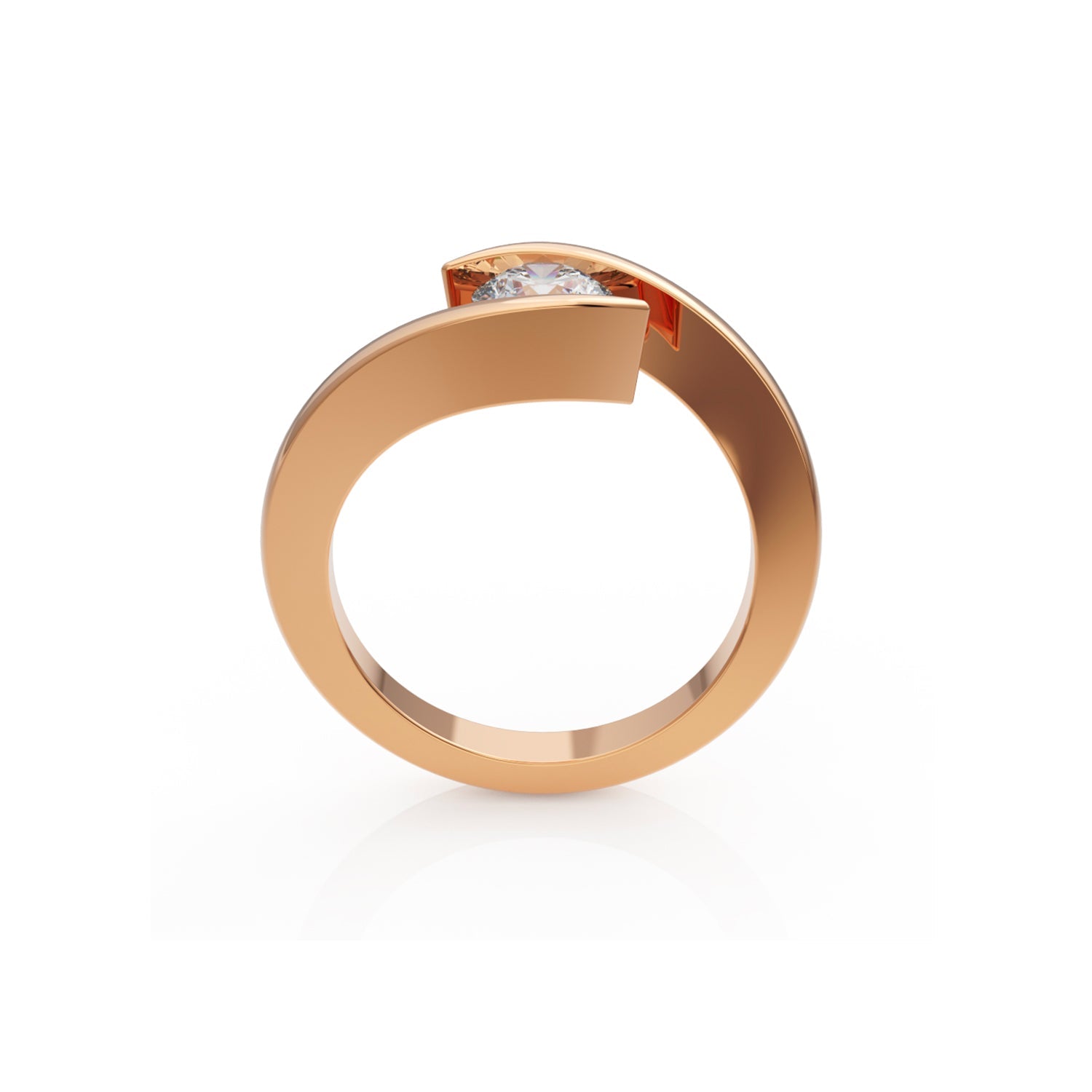 Verlobungsring Summertime H/SI – Rotgold 14 Karat (585)