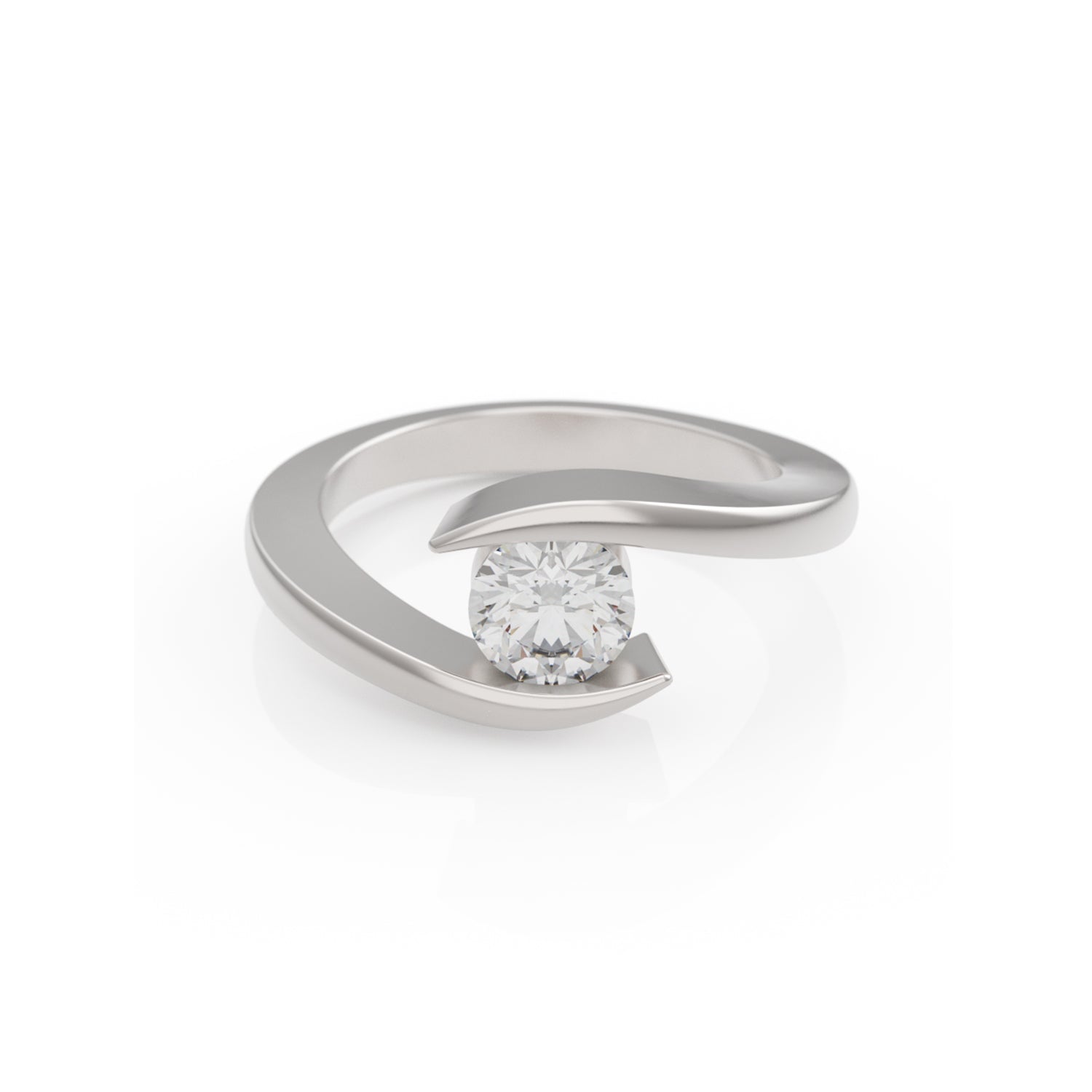 Verlobungsring Summertime Lab-Grown – Platin (950)