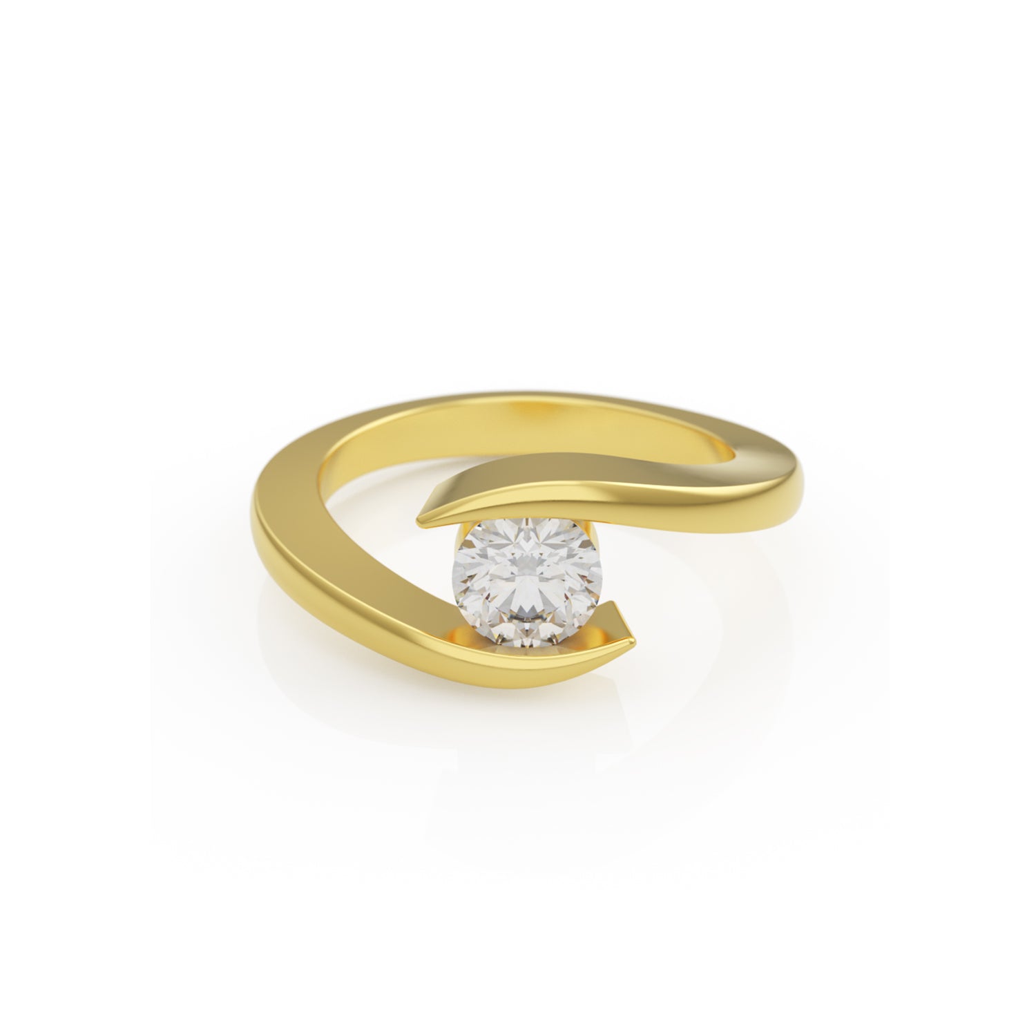 Verlobungsring Summertime Lab-Grown – Gelbgold 18 Karat (750)