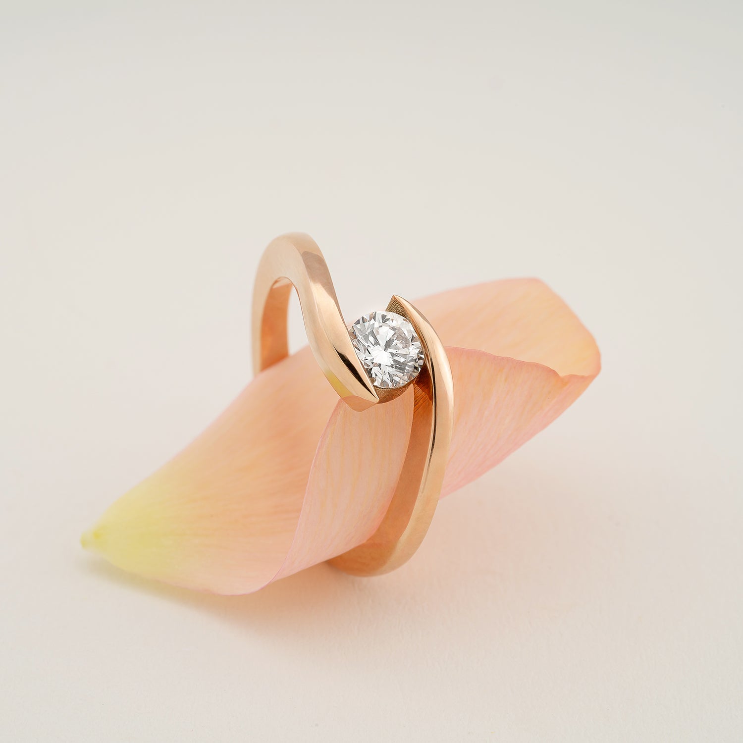 Verlobungsring Summertime Lab-Grown – Rotgold 14 Karat (585)